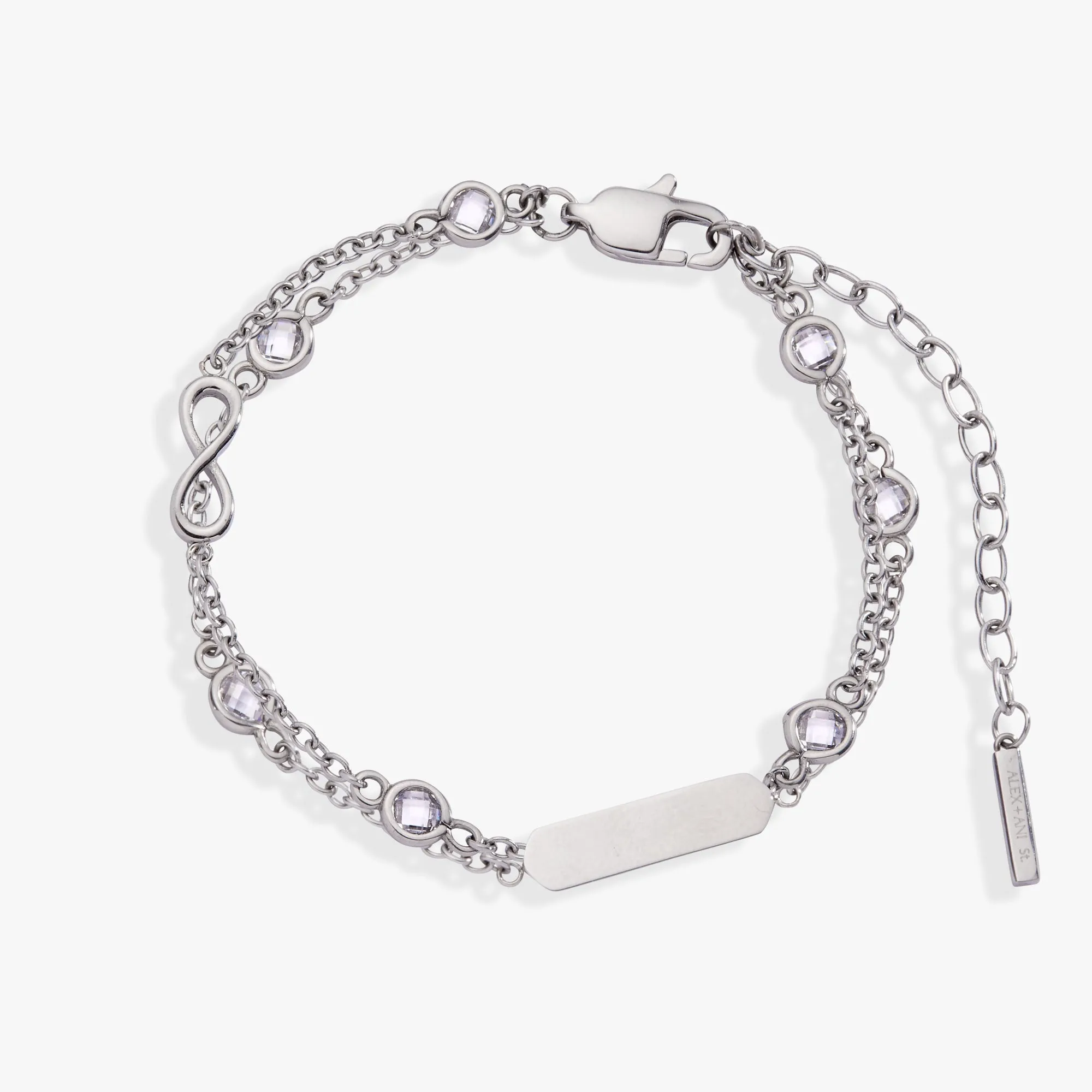 Infinity Chain Double Strand Bracelet sold by Zulily product image thumbnail 2