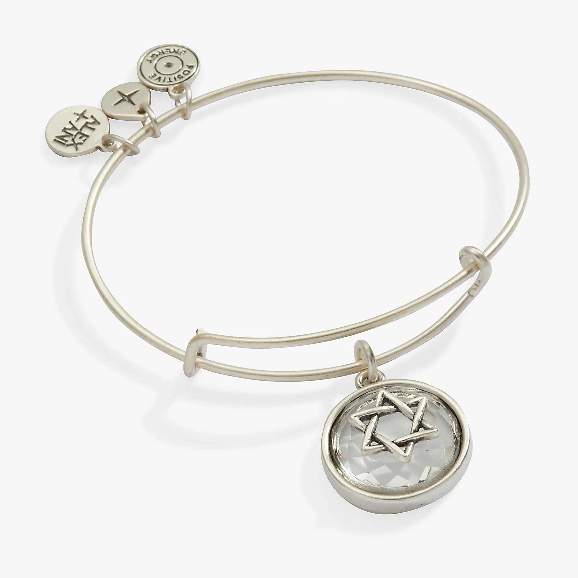 Star of David Crystal Charm Bangle sold by Zulily