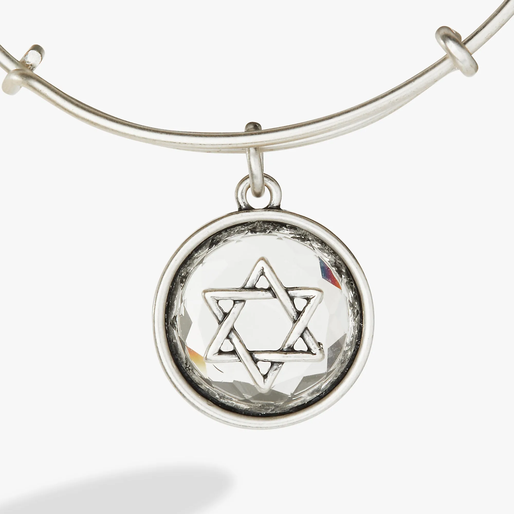 Star of David Crystal Charm Bangle sold by Zulily product image thumbnail 2