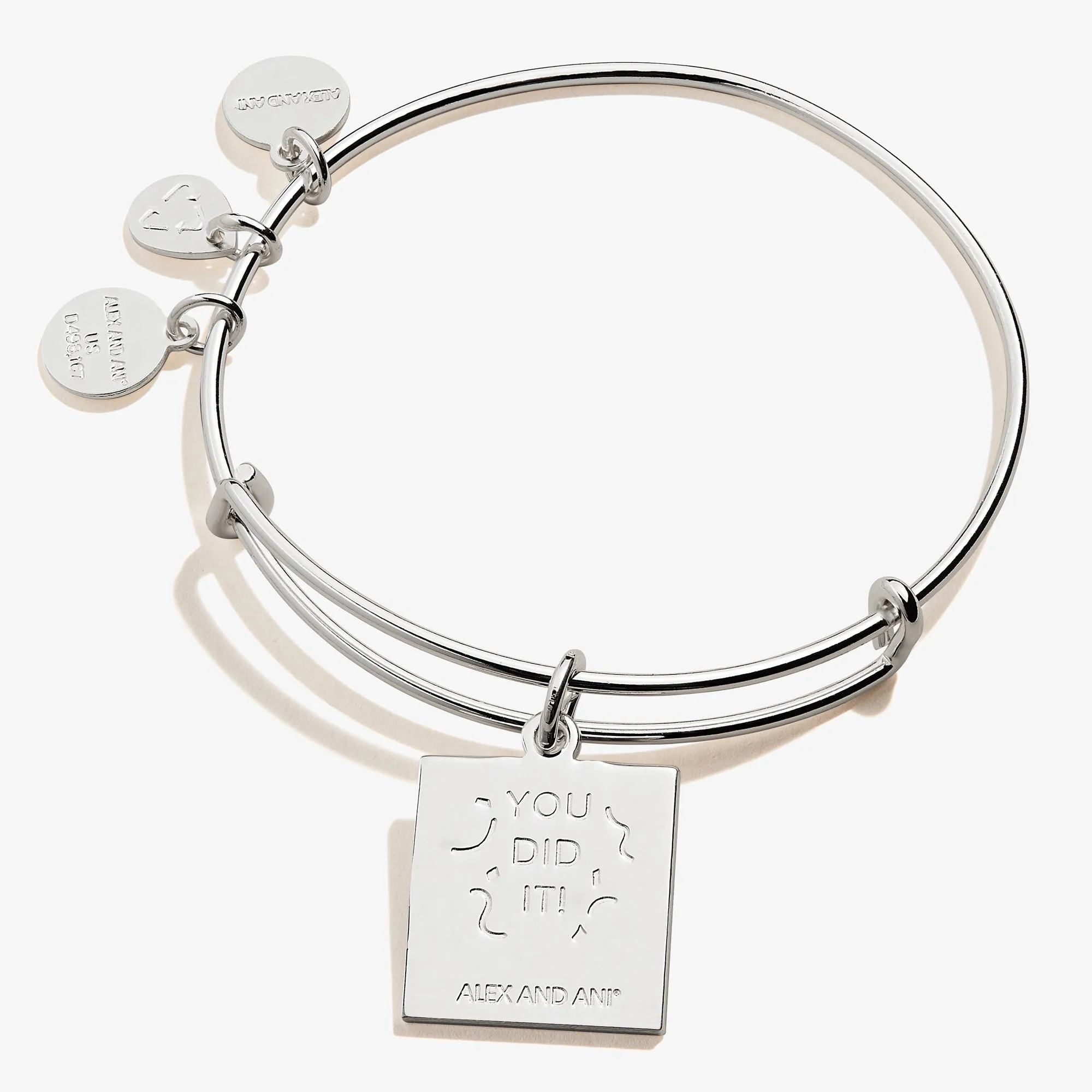 'Congrats!' Charm Bangle sold by Zulily product image thumbnail 2