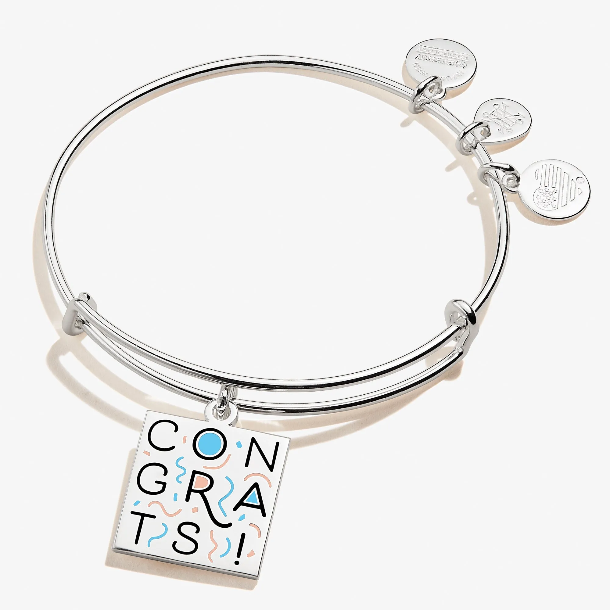 'Congrats!' Charm Bangle sold by Zulily