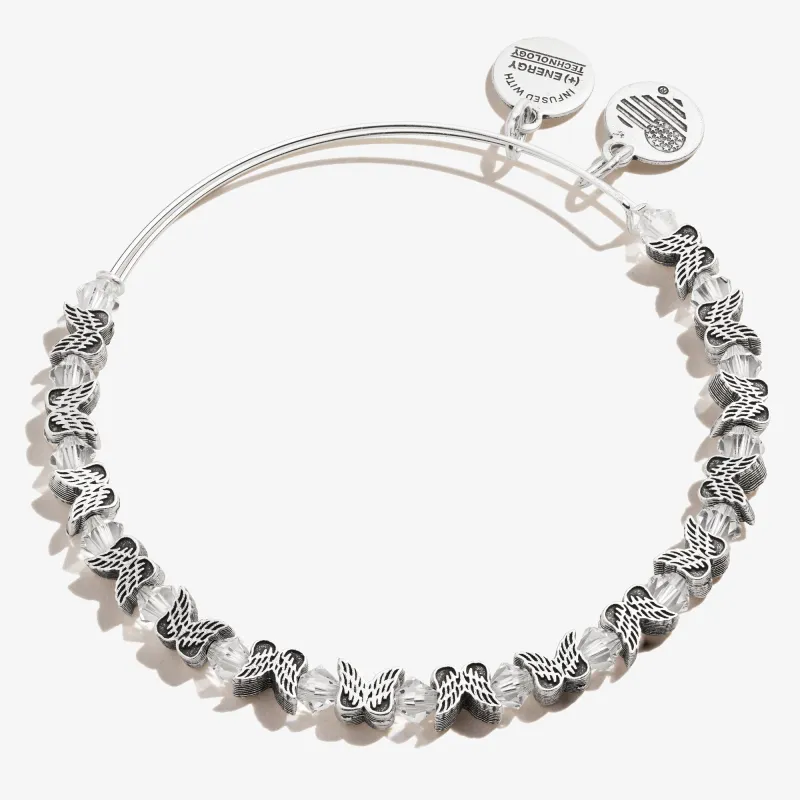 Angel Wing Beaded Bangle sold by Zulily