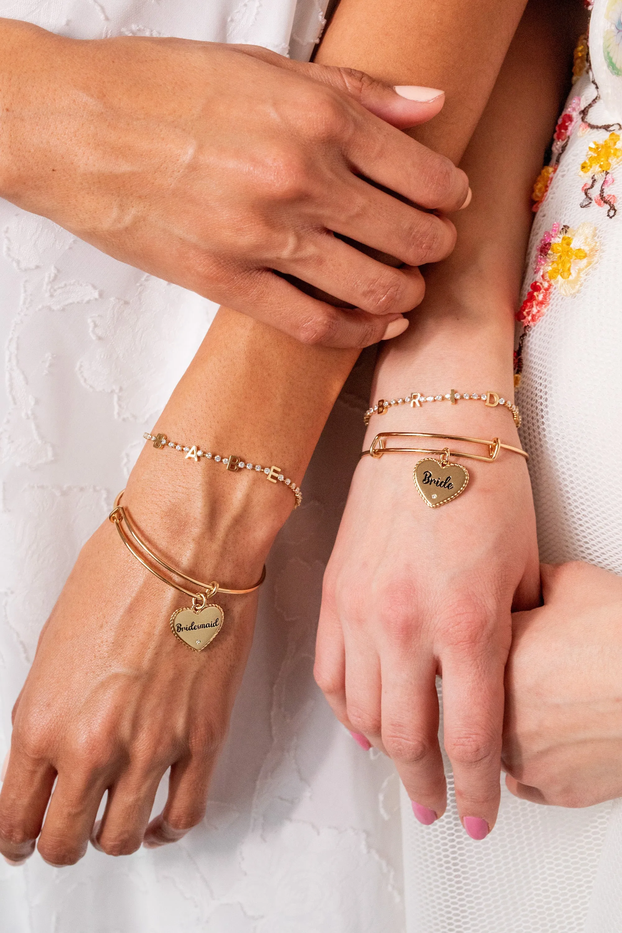 "Bride" Crystal Tennis Bracelet sold by Zulily product image thumbnail 3