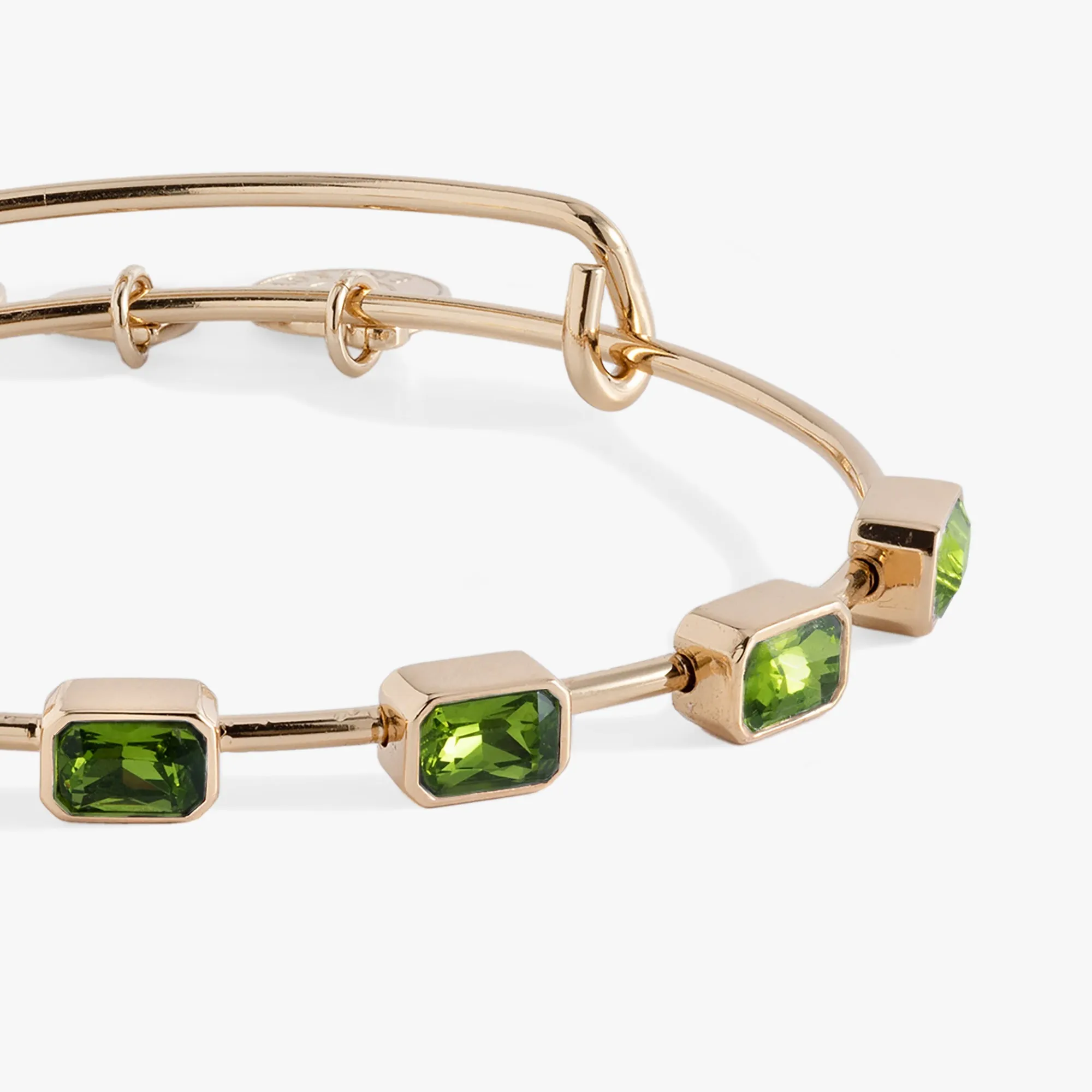 August Birthstone Emerald Cut Bangle sold by Zulily product image thumbnail 2