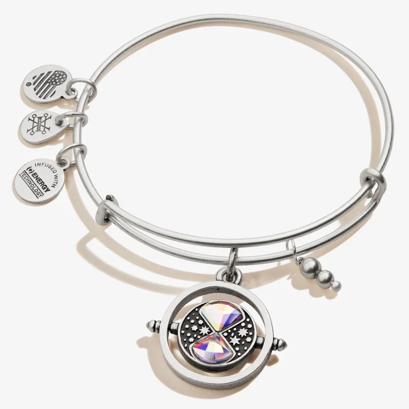 Harry Potter™ Time Turner Spinner Charm Bangle sold by Zulily