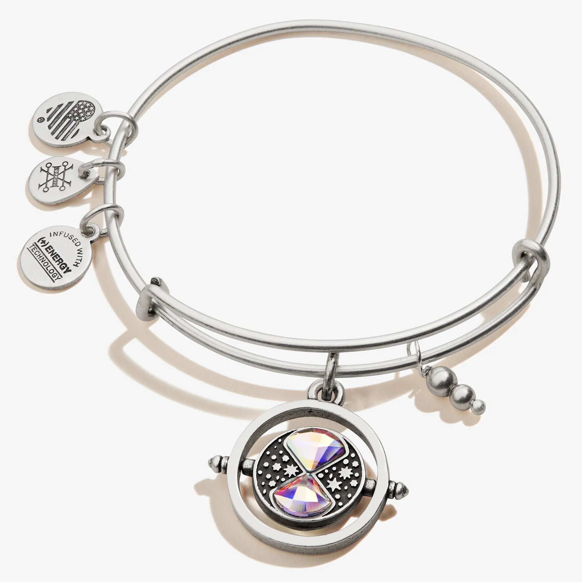 Harry Potter™ Time Turner Spinner Charm Bangle sold by Zulily