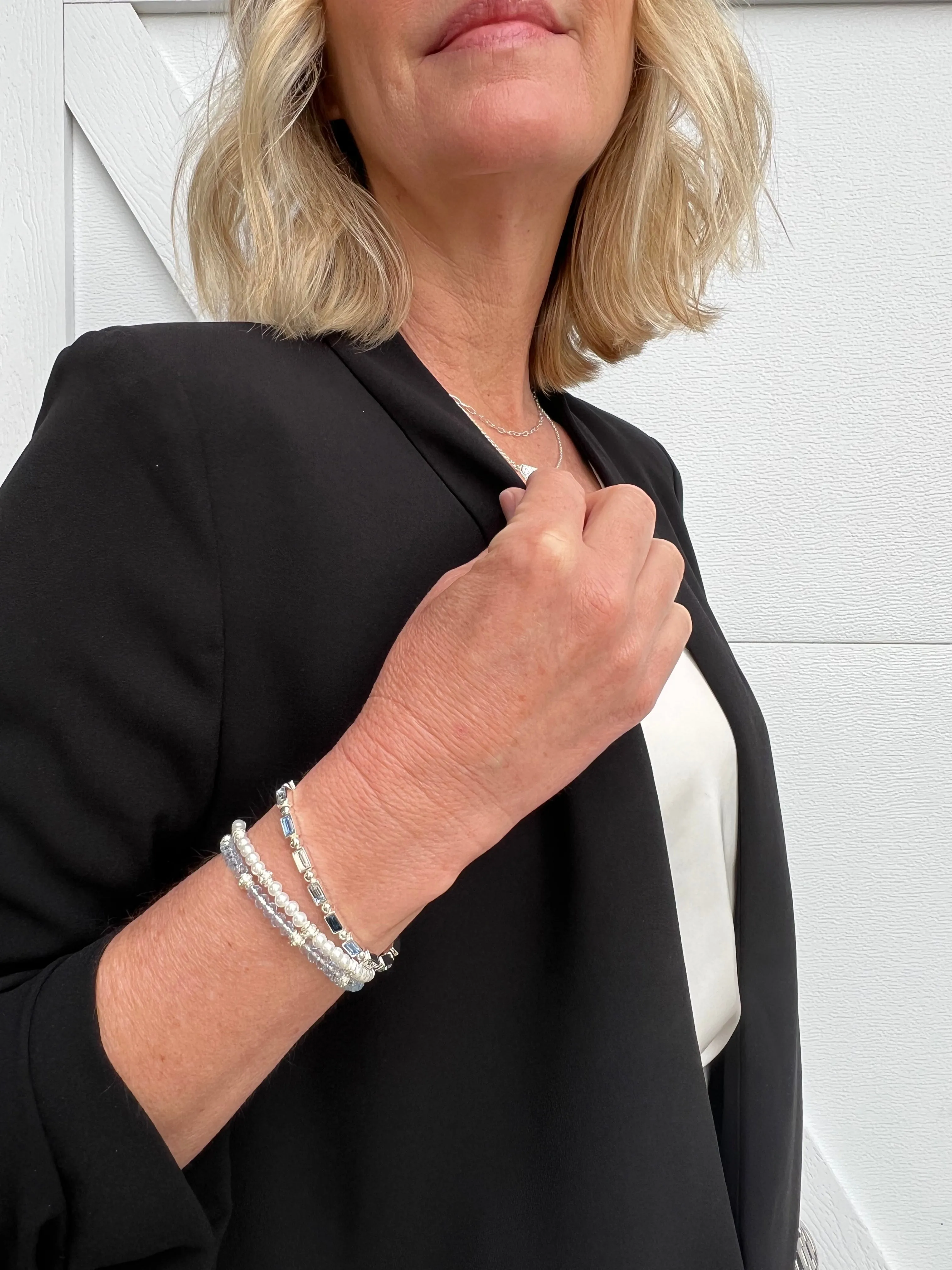 Blue Crystal Beaded Bangle sold by Zulily product image thumbnail 4