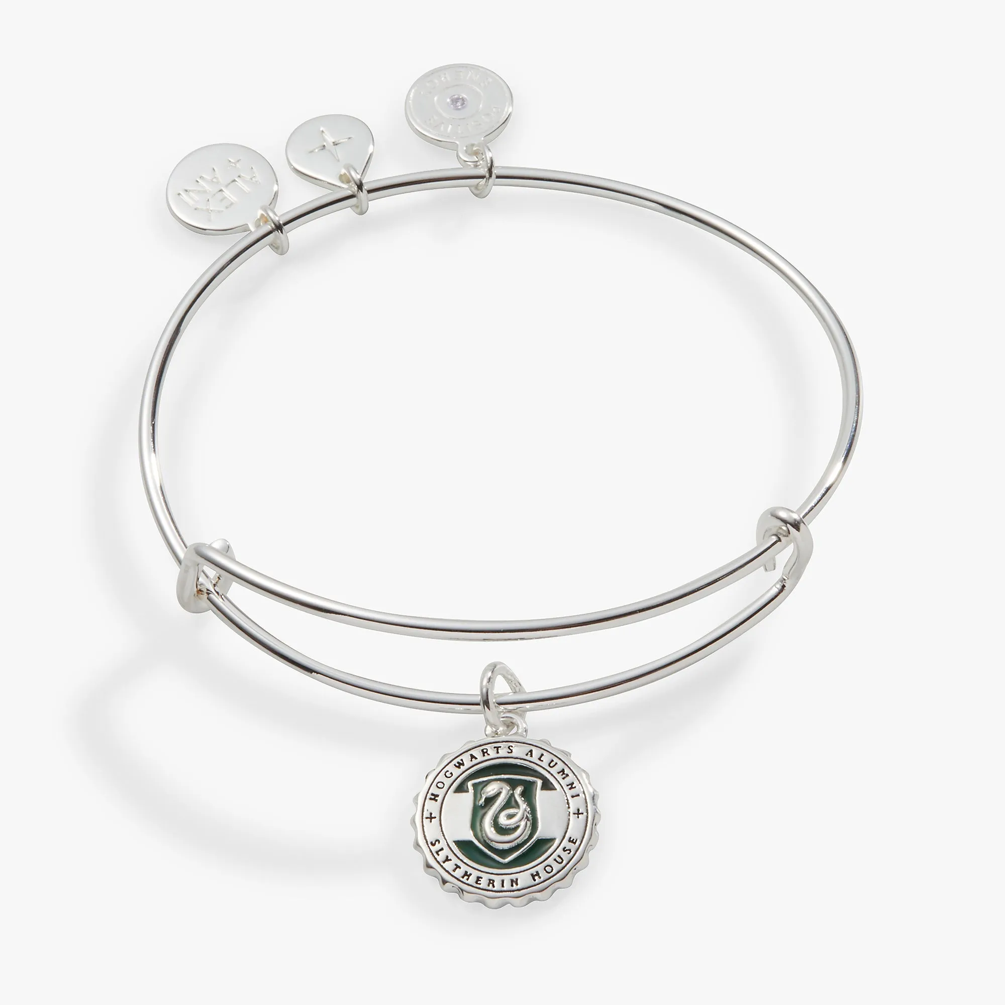 Harry Potter™ Slytherin House Charm Bangle sold by Zulily