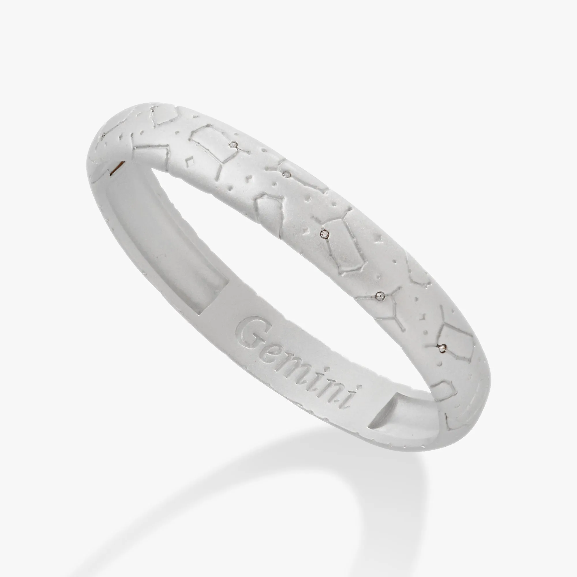 Gemini Zodiac Hinge Bangle sold by Zulily product image thumbnail 3