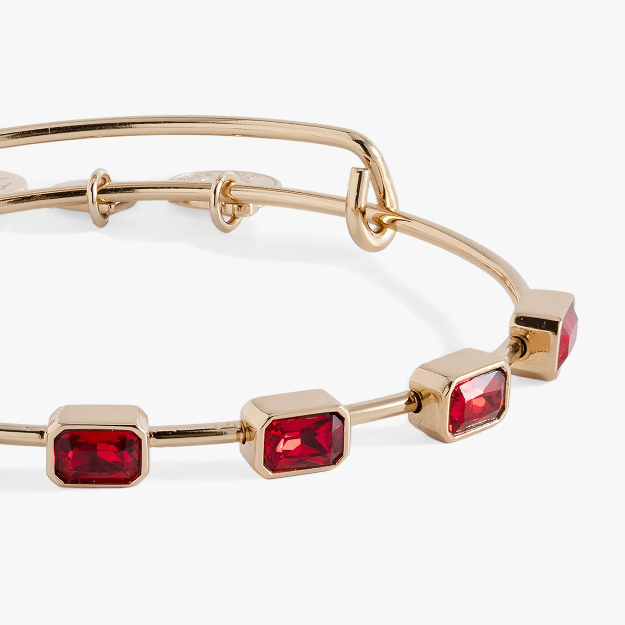 January Birthstone Emerald Cut Bangle sold by Zulily product image thumbnail 3