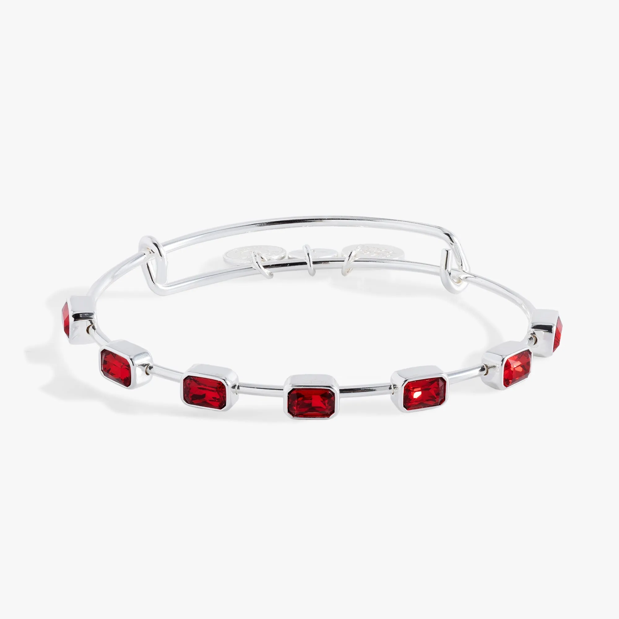 January Birthstone Emerald Cut Bangle sold by Zulily