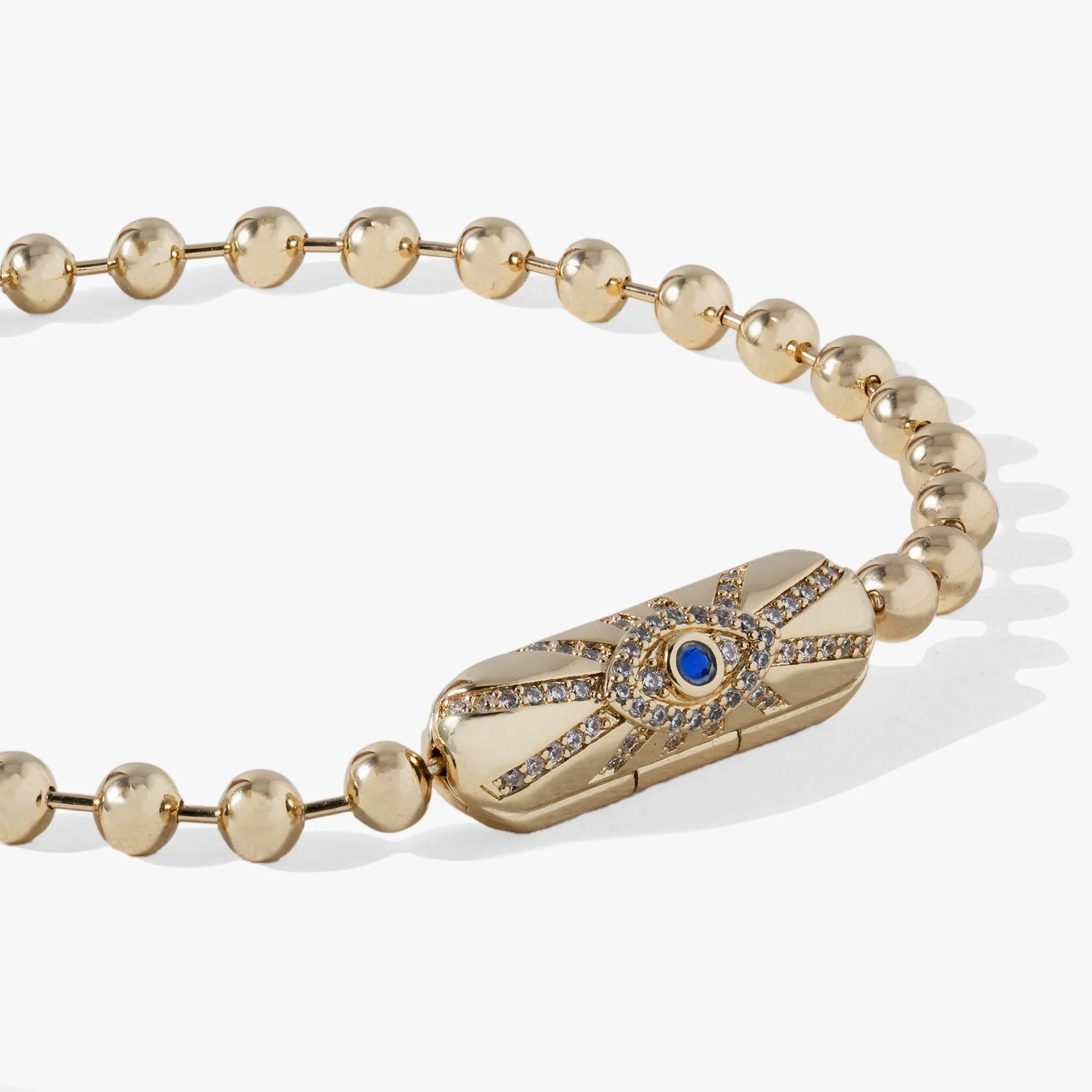 Evil Eye Barrel Closure Bracelet sold by Zulily product image thumbnail 3