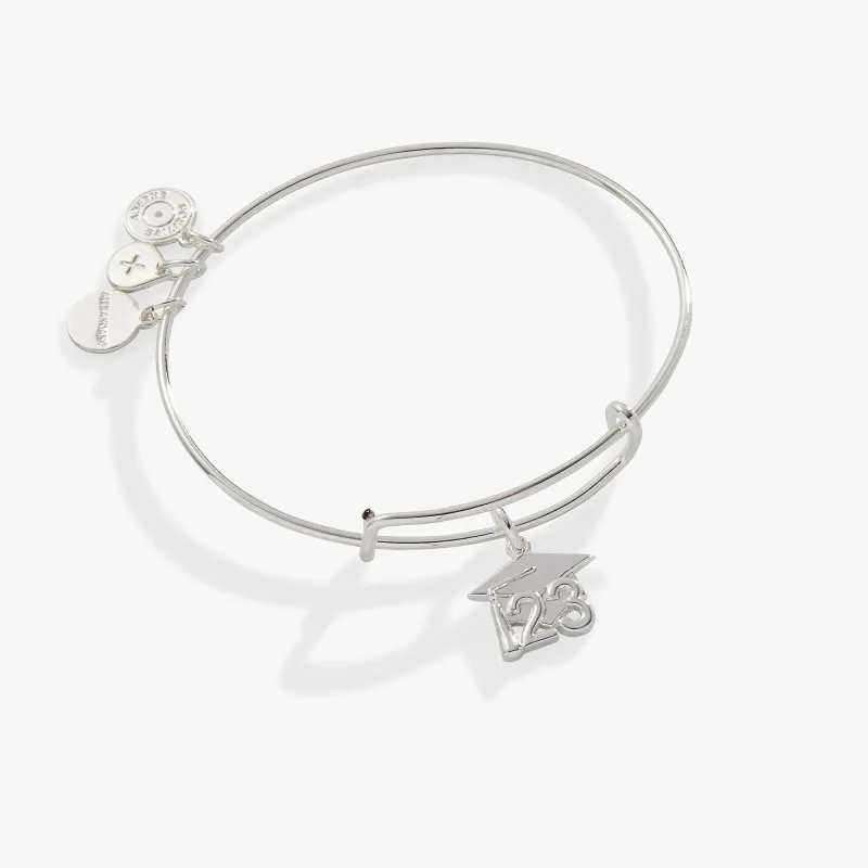 2023 Graduation Cap Charm Bangle Bracelet sold by Zulily
