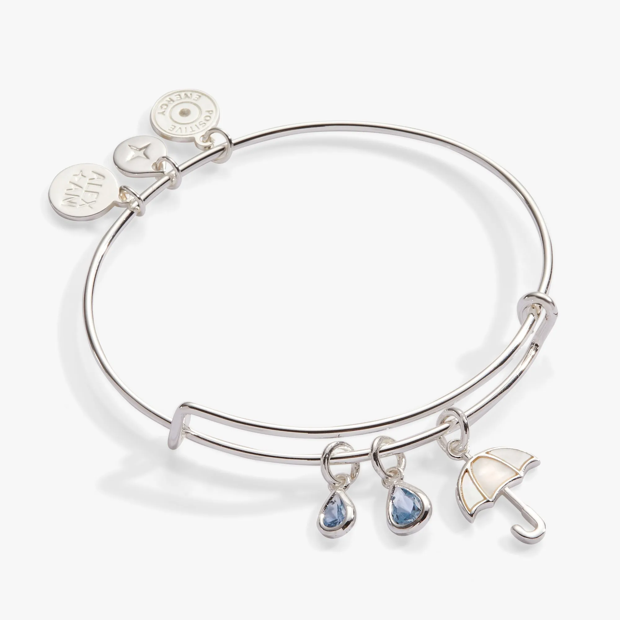 Mother of Pearl Umbrella Bangle sold by Zulily