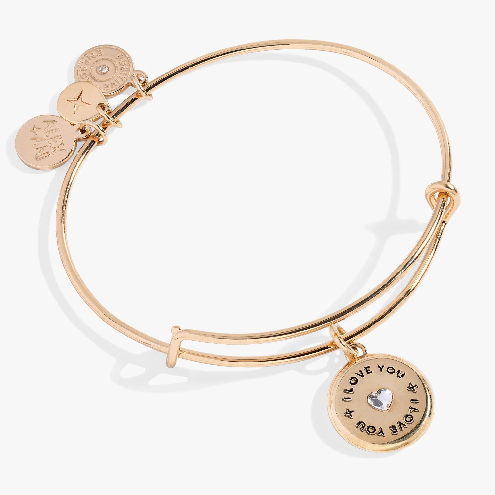 Token of Love Charm Bangle sold by Zulily