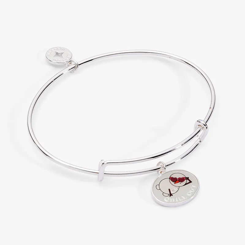 Snowman ‘Chill Out’ Charm Bangle made by Alex and Ani