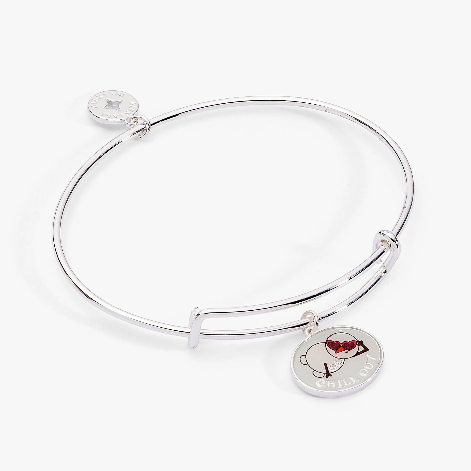 Snowman ‘Chill Out’ Charm Bangle sold by Zulily