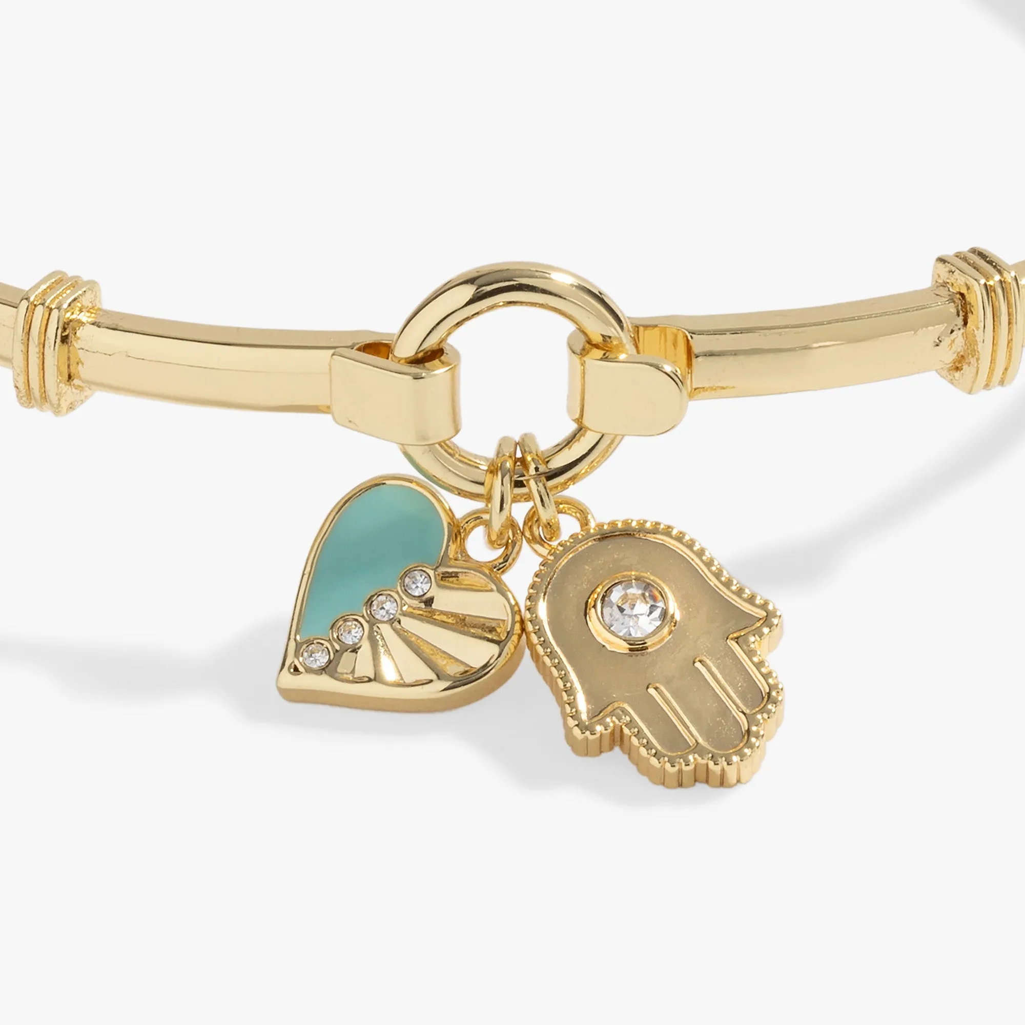 Hamsa and Heart Bracelet sold by Zulily product image thumbnail 2
