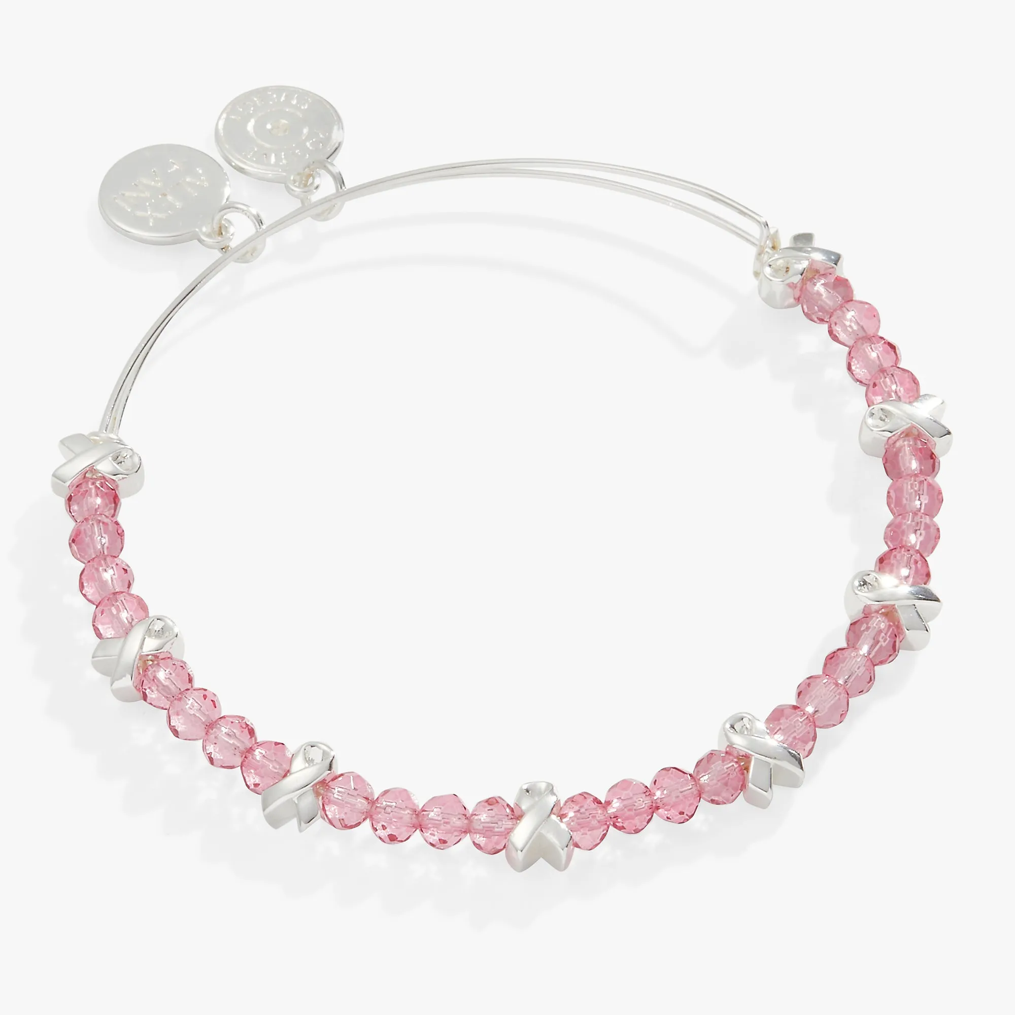 Breast Cancer Awareness Pink Ribbon Bangle sold by Zulily
