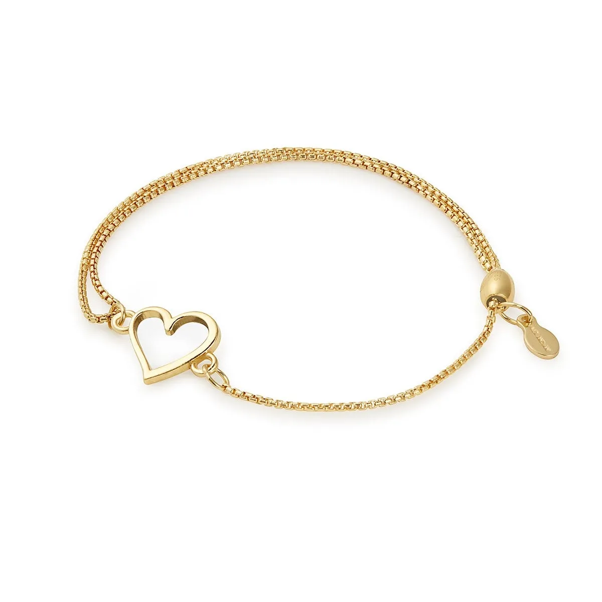 Heart Pull Chain Bracelet sold by Zulily