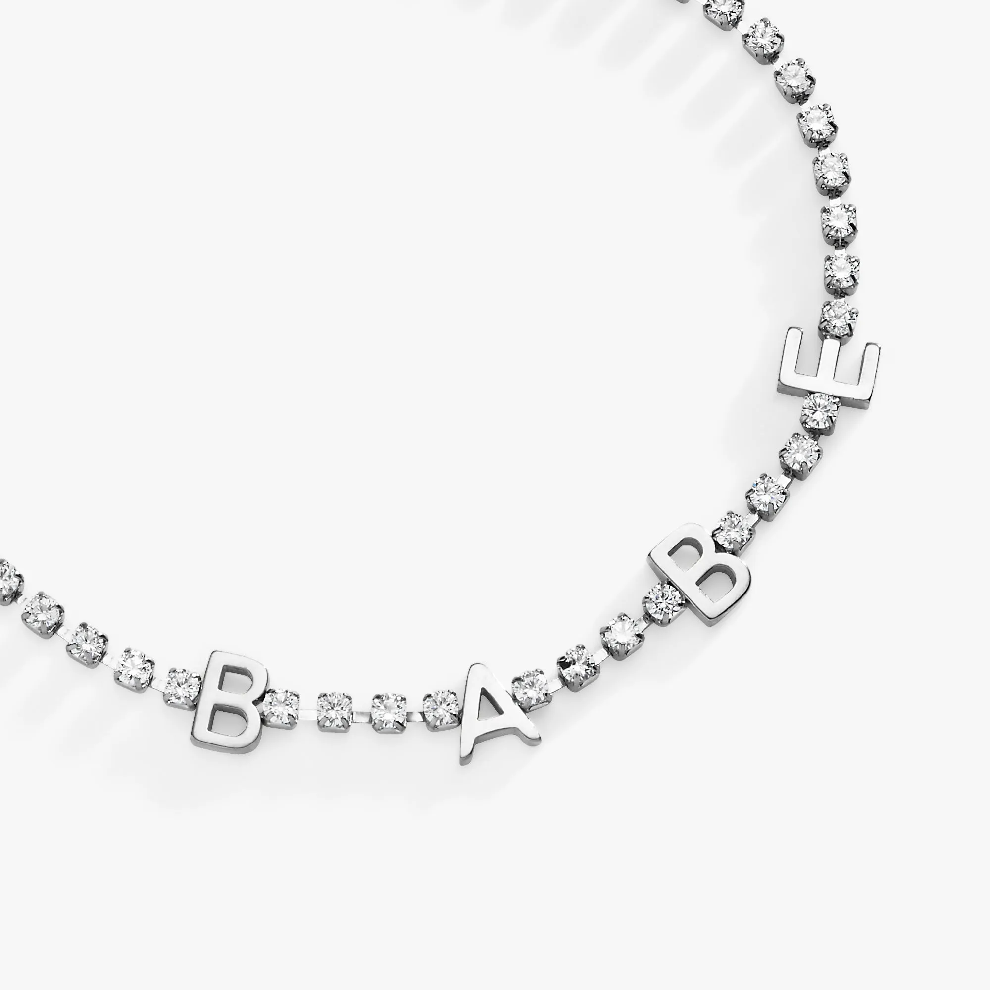"Babe" Crystal Tennis Bracelet sold by Zulily product image thumbnail 3