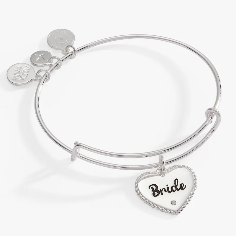 Bride Heart Bangle sold by Zulily