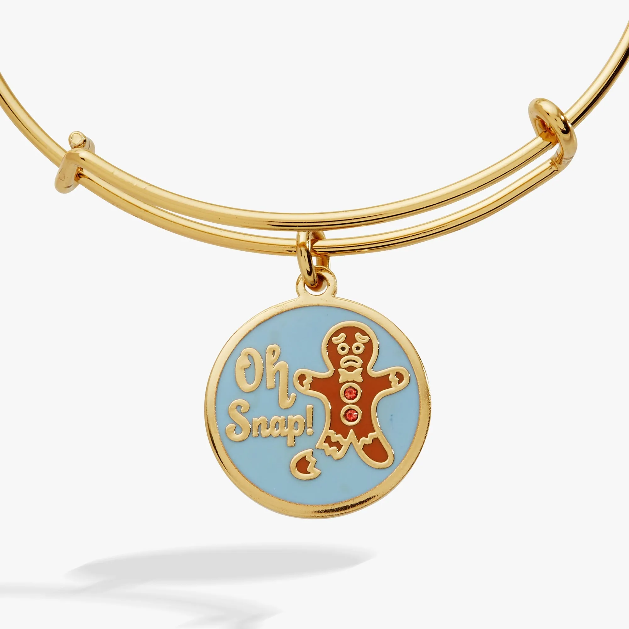 'Oh Snap!' Gingerbread Charm Bangle sold by Zulily