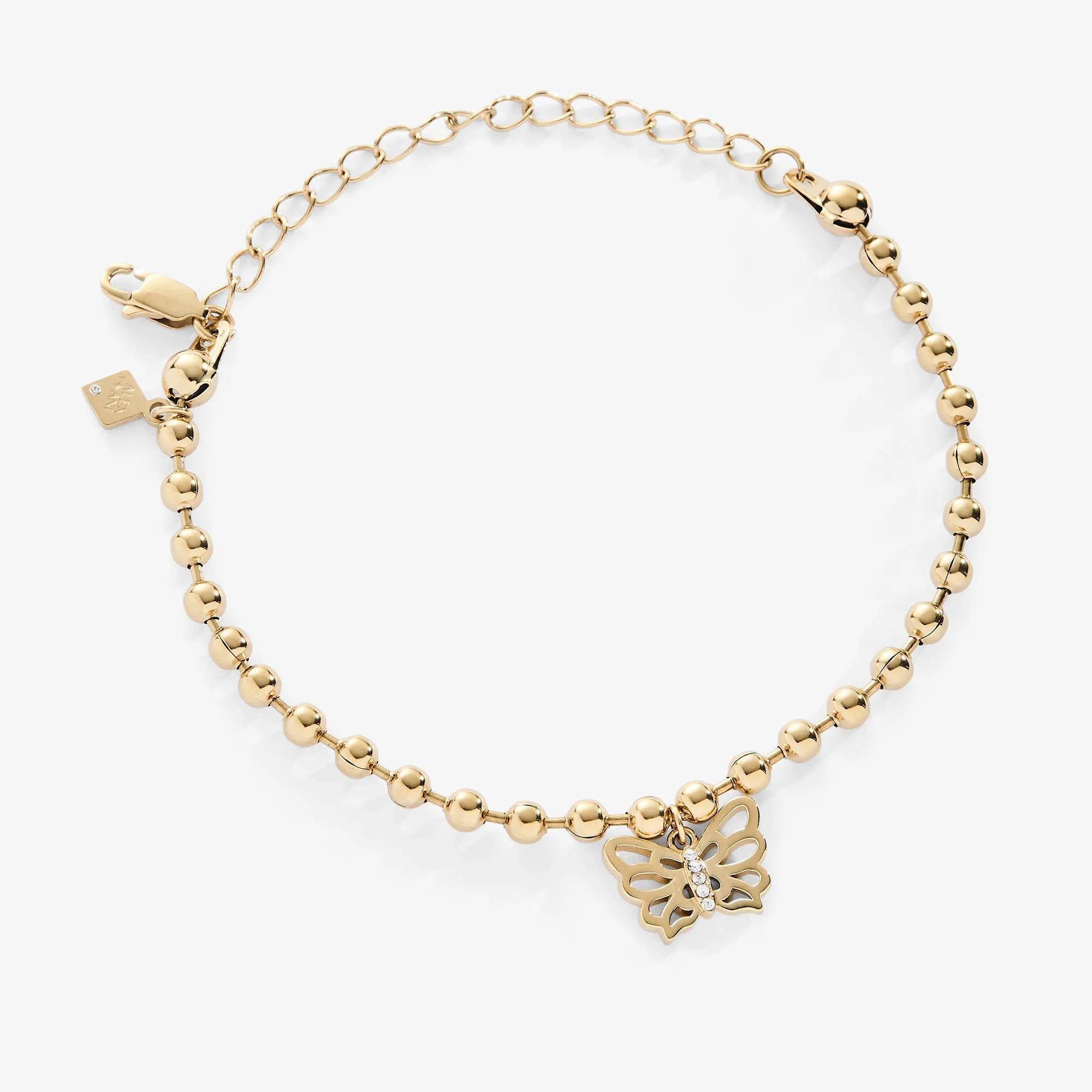 Butterfly Ball Chain Bracelet sold by Zulily