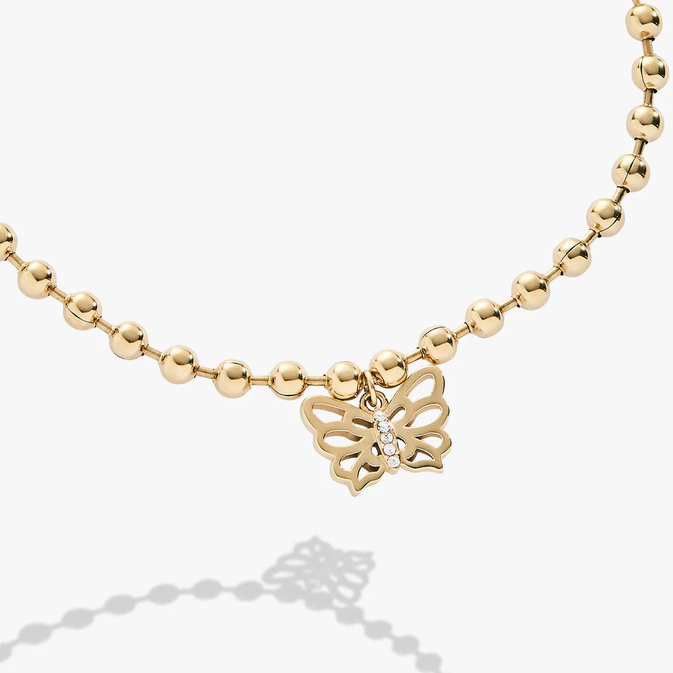 Butterfly Ball Chain Bracelet sold by Zulily product image thumbnail 2
