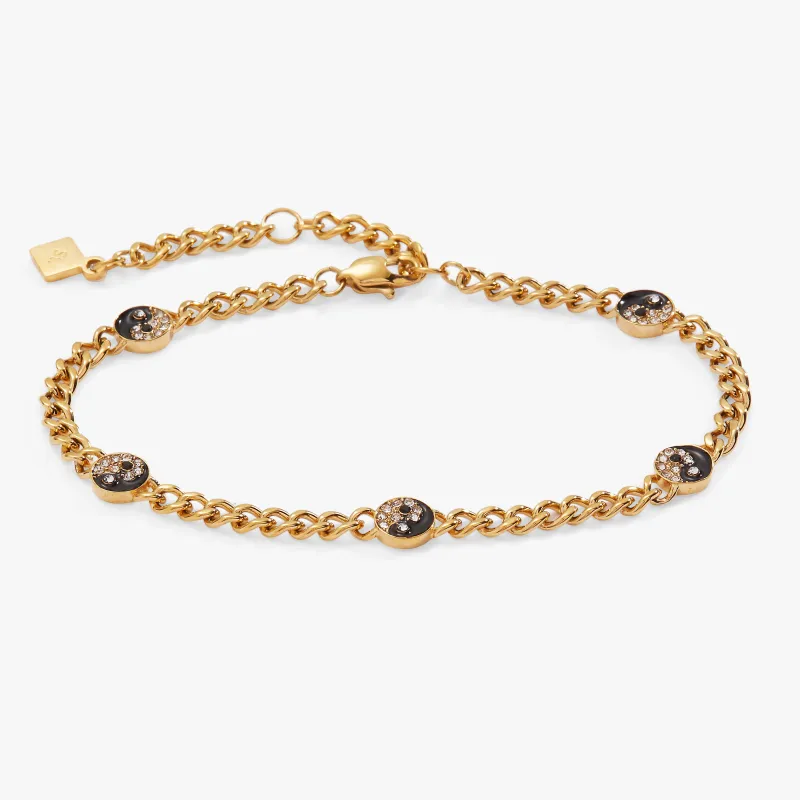 Yin Yang Curb Chain Bracelet made by Alex and Ani