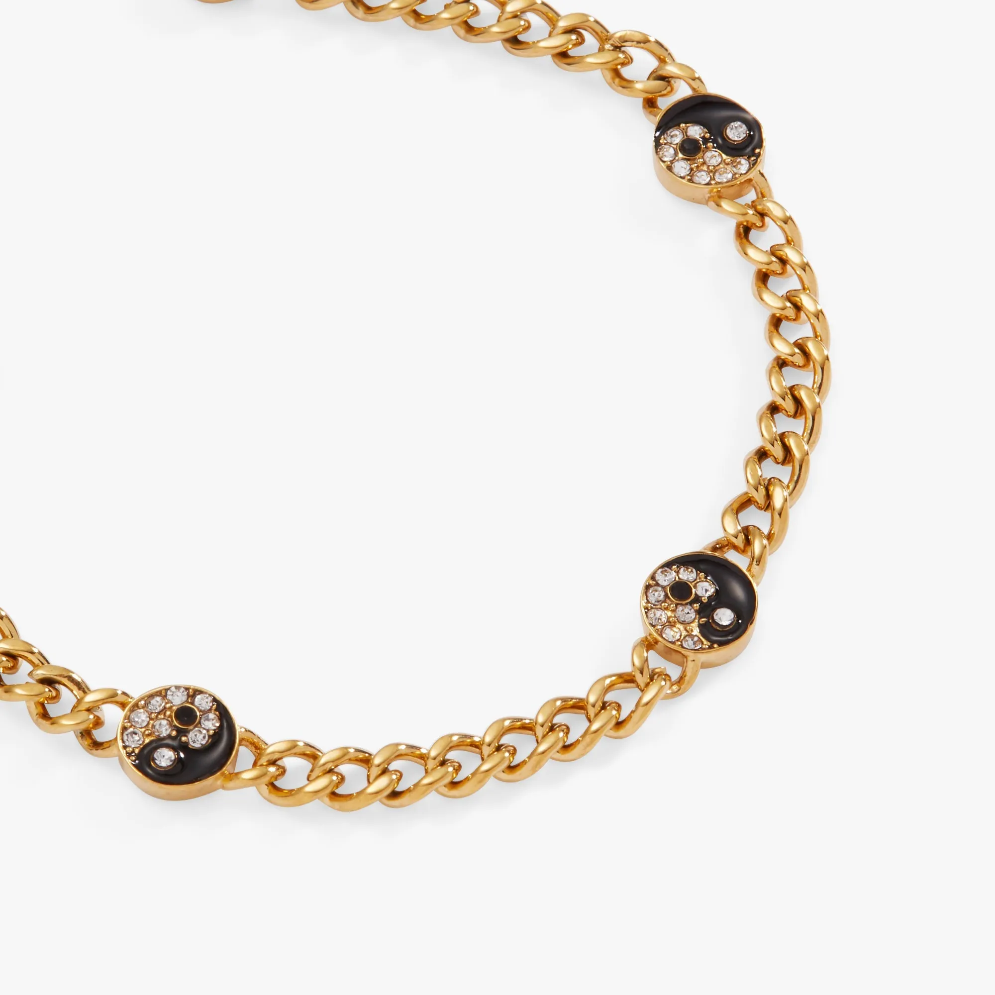 Yin Yang Curb Chain Bracelet sold by Zulily product image thumbnail 2
