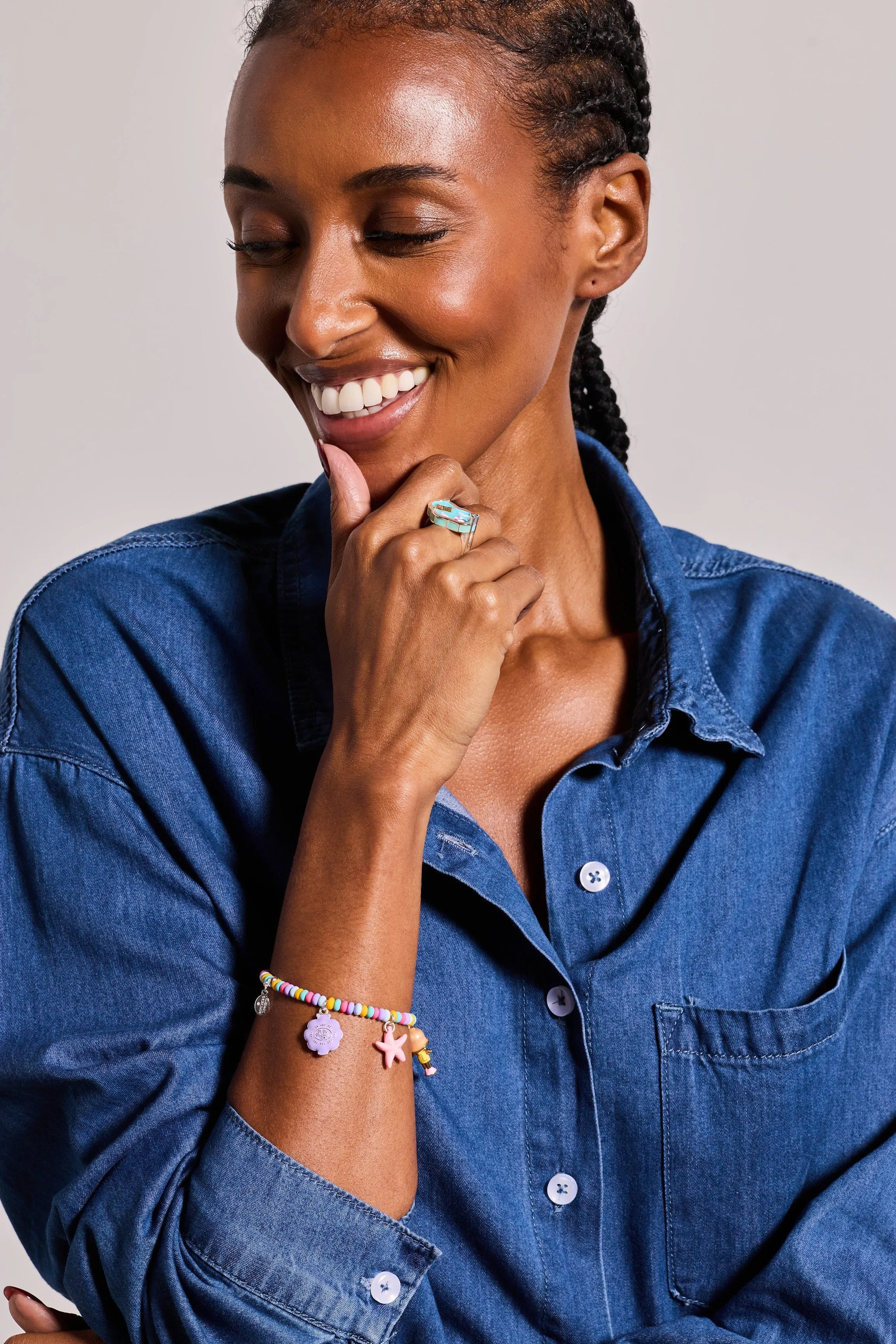 Polly Pocket™ Limited Edition Pool Party Stretch Charm Bracelet sold by Zulily product image thumbnail 3