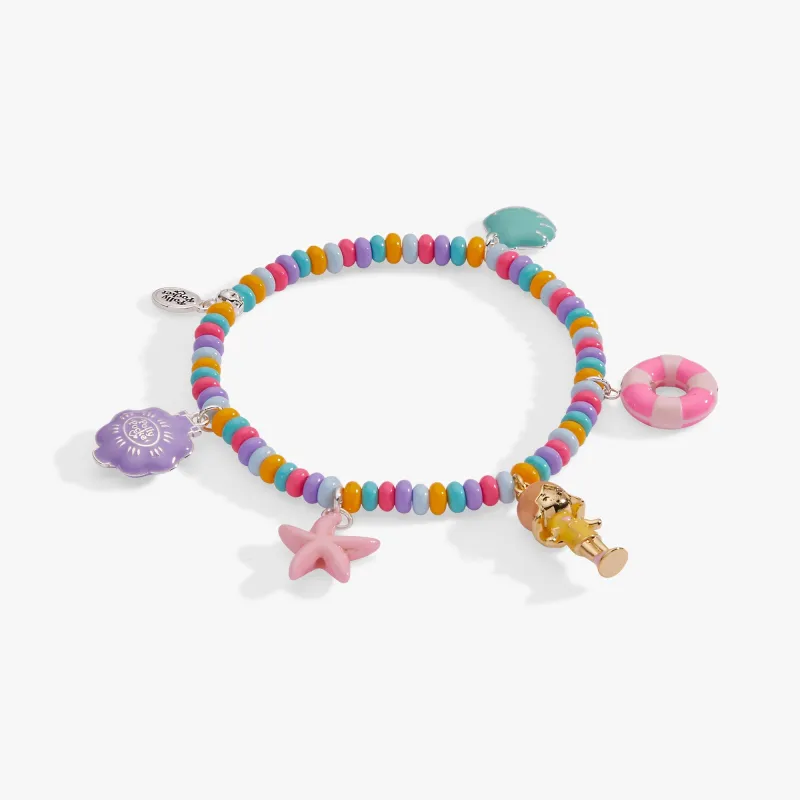 Polly Pocket™ Limited Edition Pool Party Stretch Charm Bracelet made by Alex and Ani