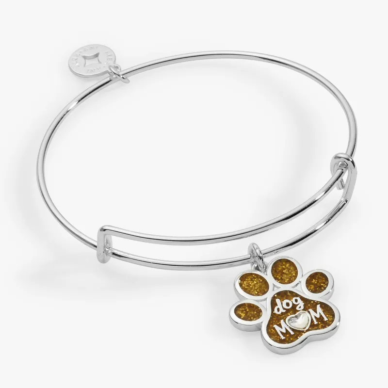 Dog Mom Charm Bangle sold by Zulily