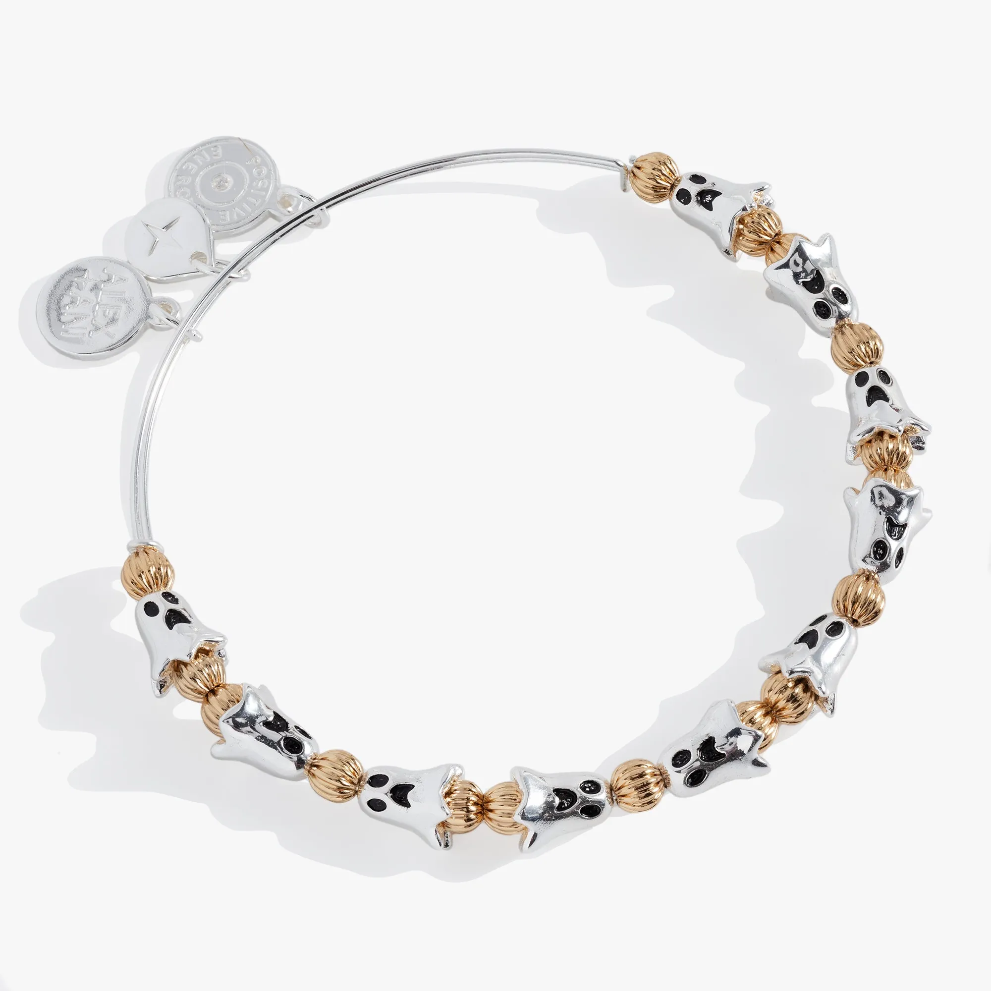 Ghost Beaded Bangle sold by Zulily
