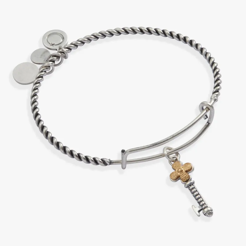 Antique Key Charm Bangle sold by Zulily