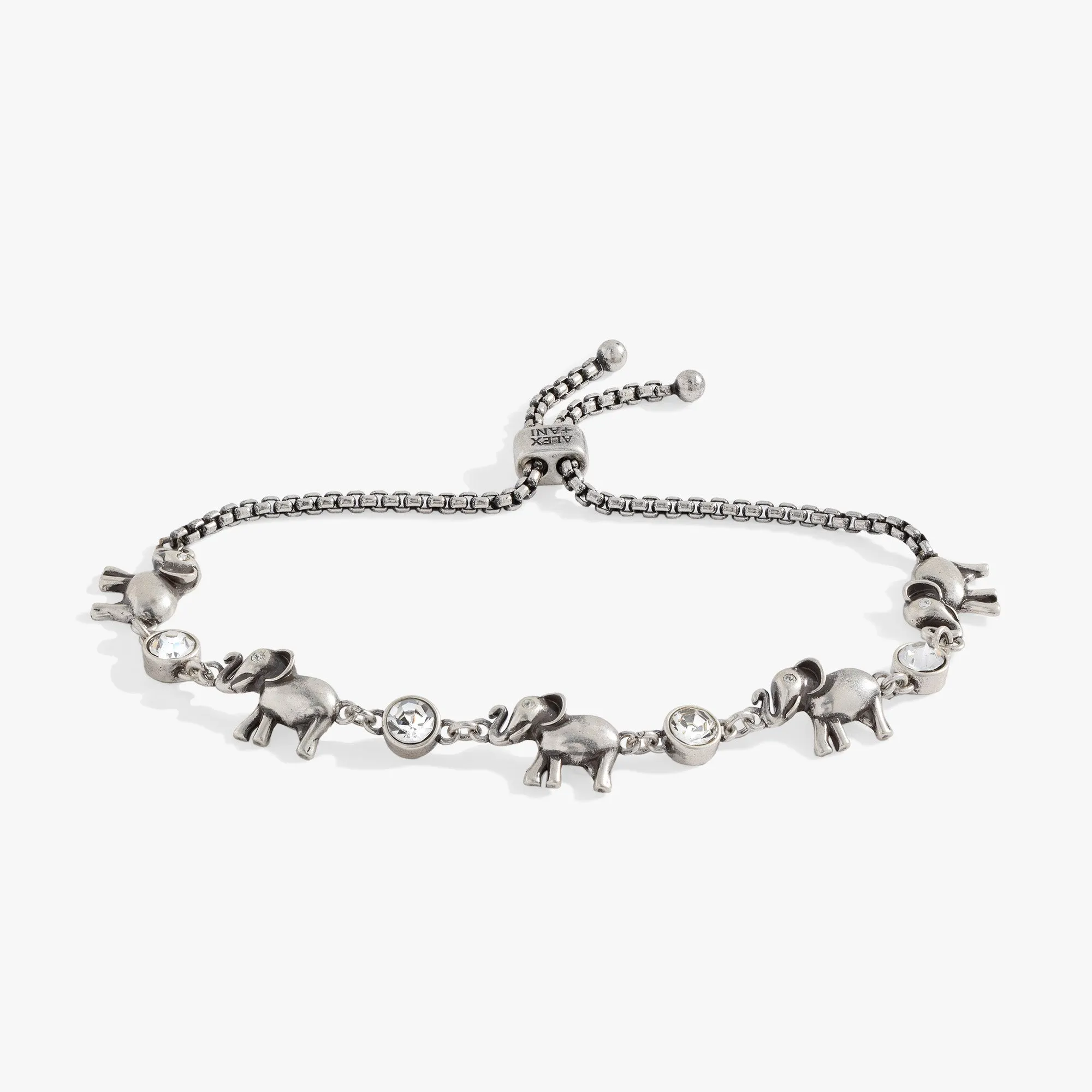 Elephant Crystal Bolo Bracelet sold by Zulily product image thumbnail 3