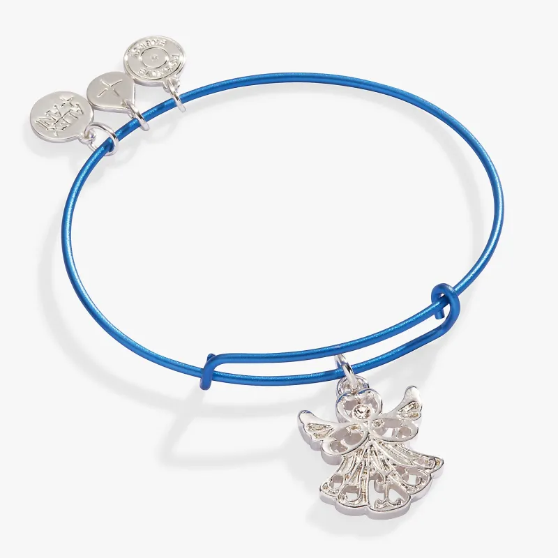 Colorful Holiday Angel Charm Bangle made by Alex and Ani