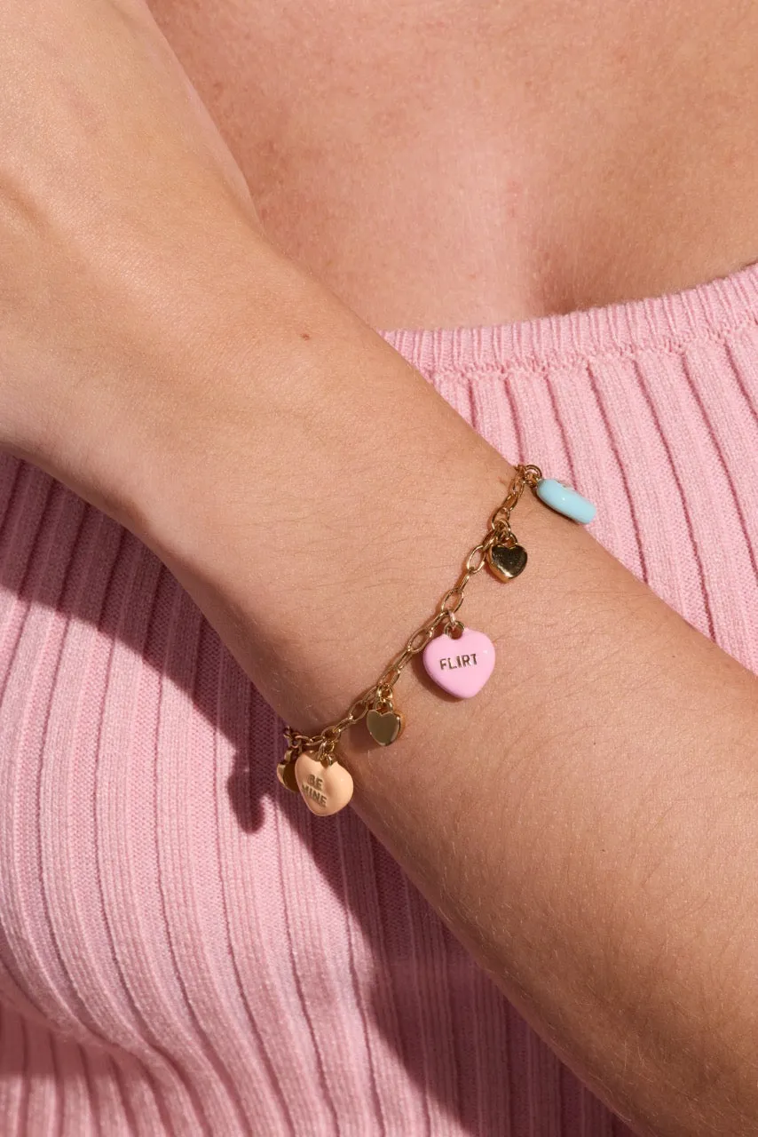 Sweethearts® Multi-Charm Bracelet sold by Zulily product image thumbnail 2