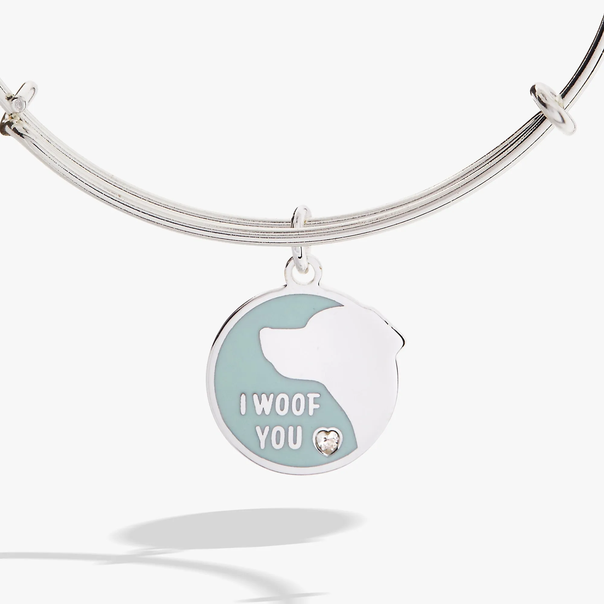 Dog 'I Woof You' Bangle sold by Zulily product image thumbnail 2