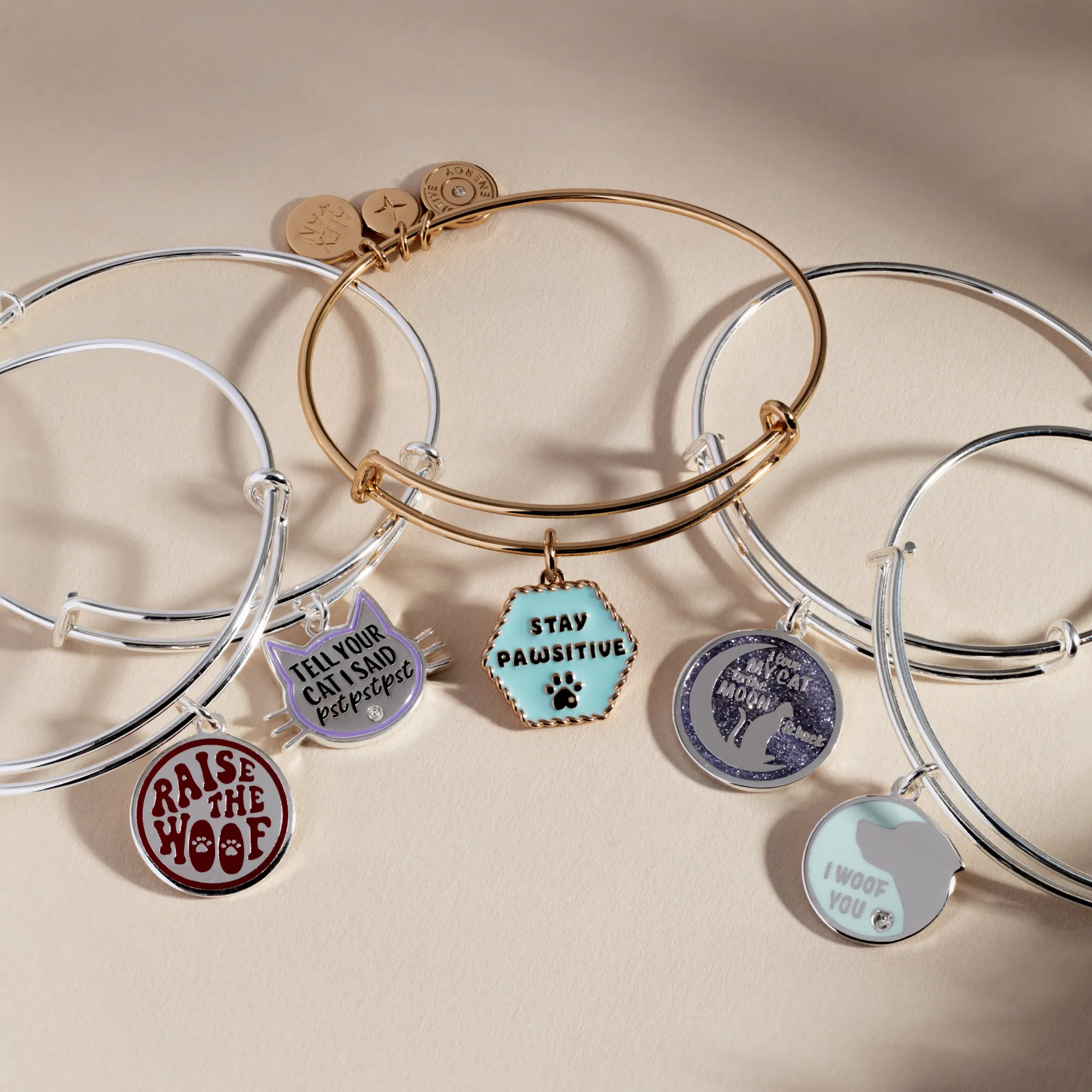Dog 'I Woof You' Bangle sold by Zulily product image thumbnail 3