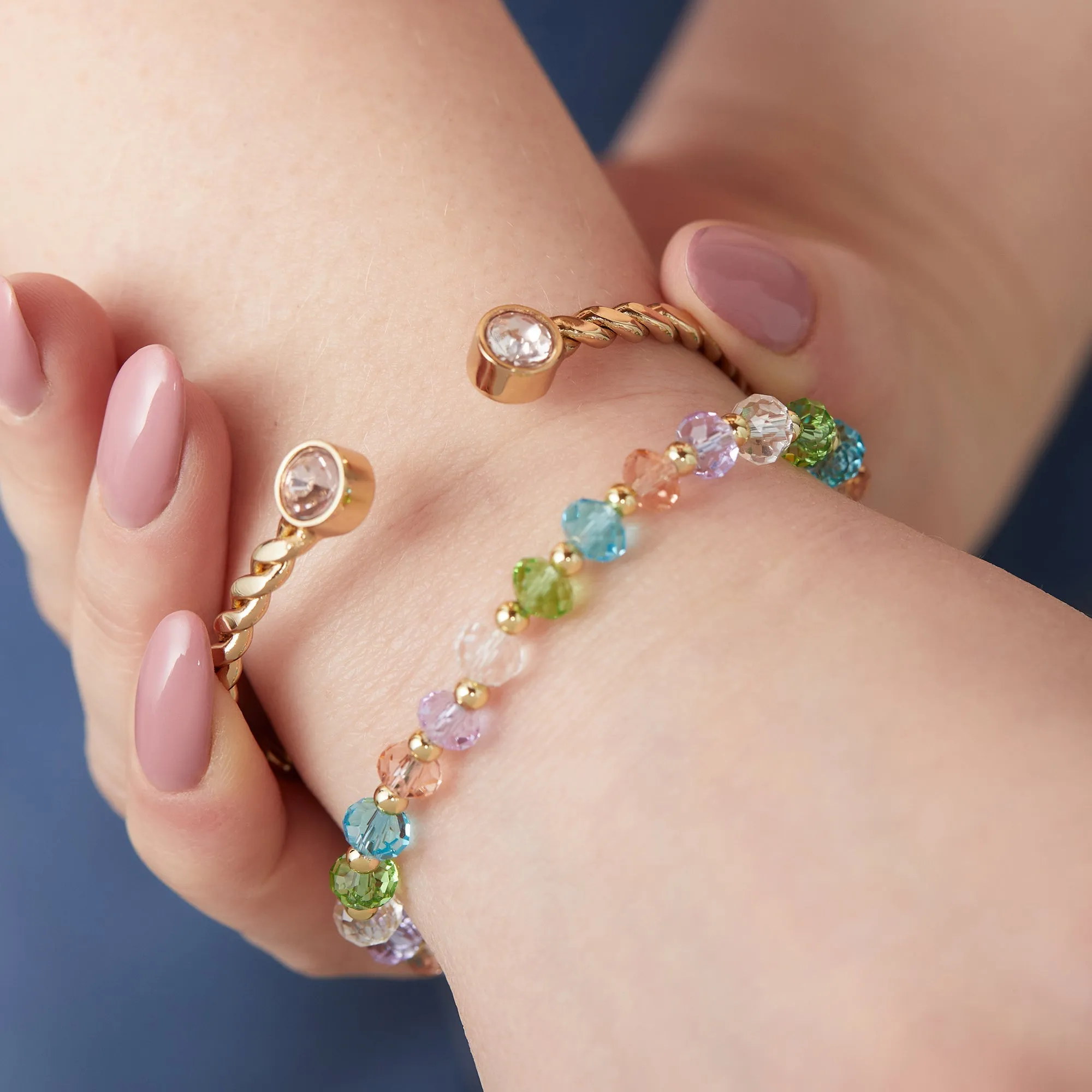 Pastel Crystal Bracelet sold by Zulily product image thumbnail 2