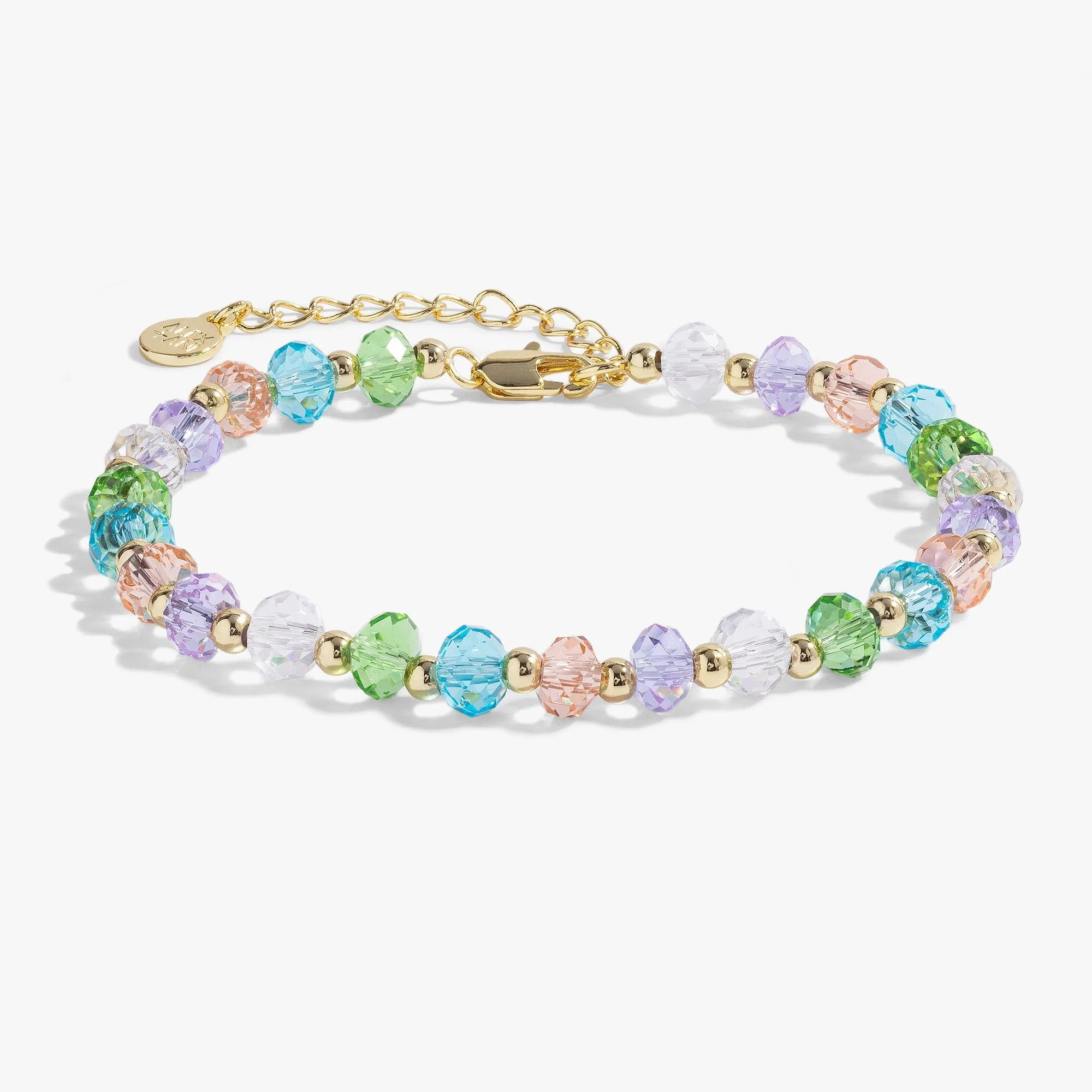 Pastel Crystal Bracelet sold by Zulily