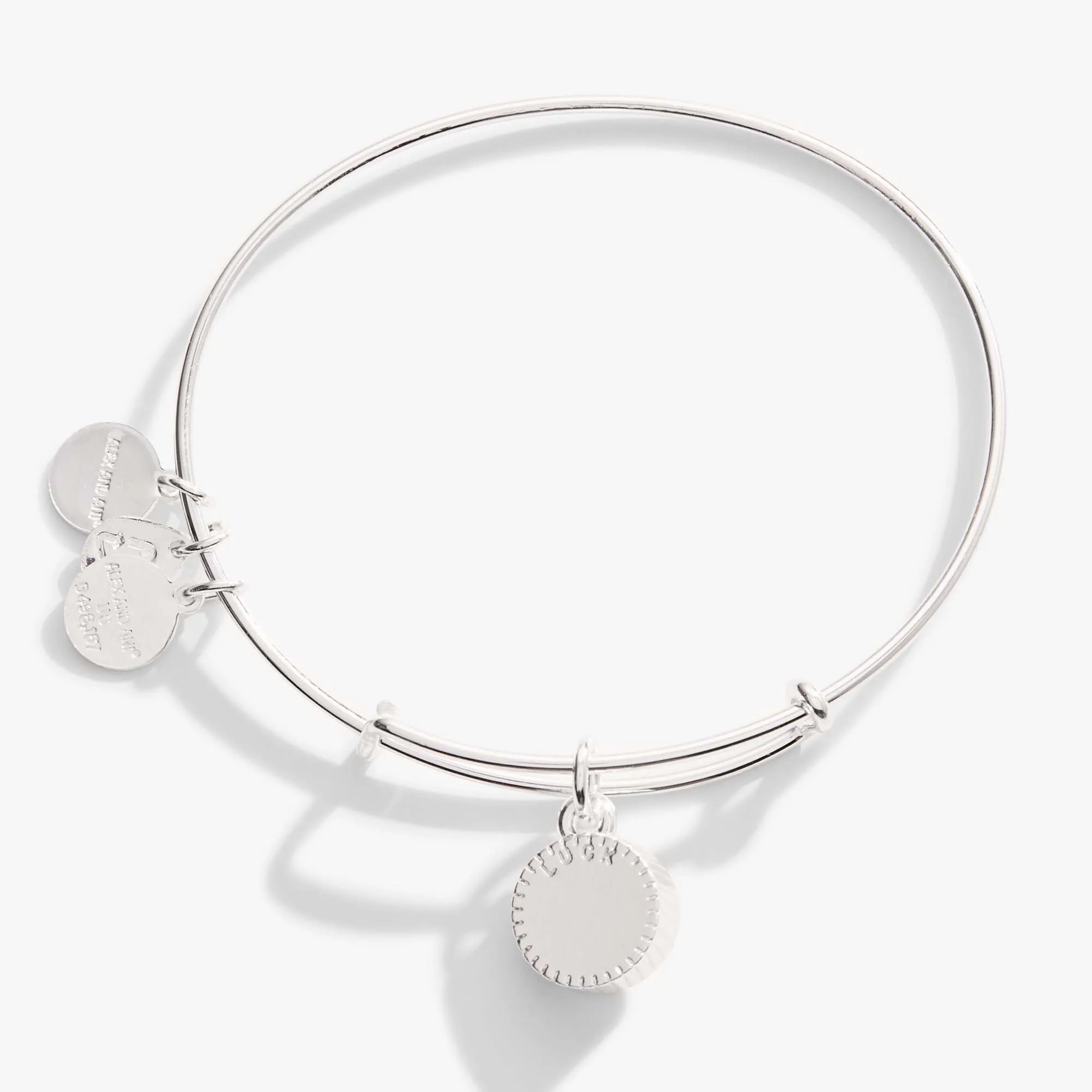 May Birthstone Charm Bangle, Emerald sold by Zulily product image thumbnail 3