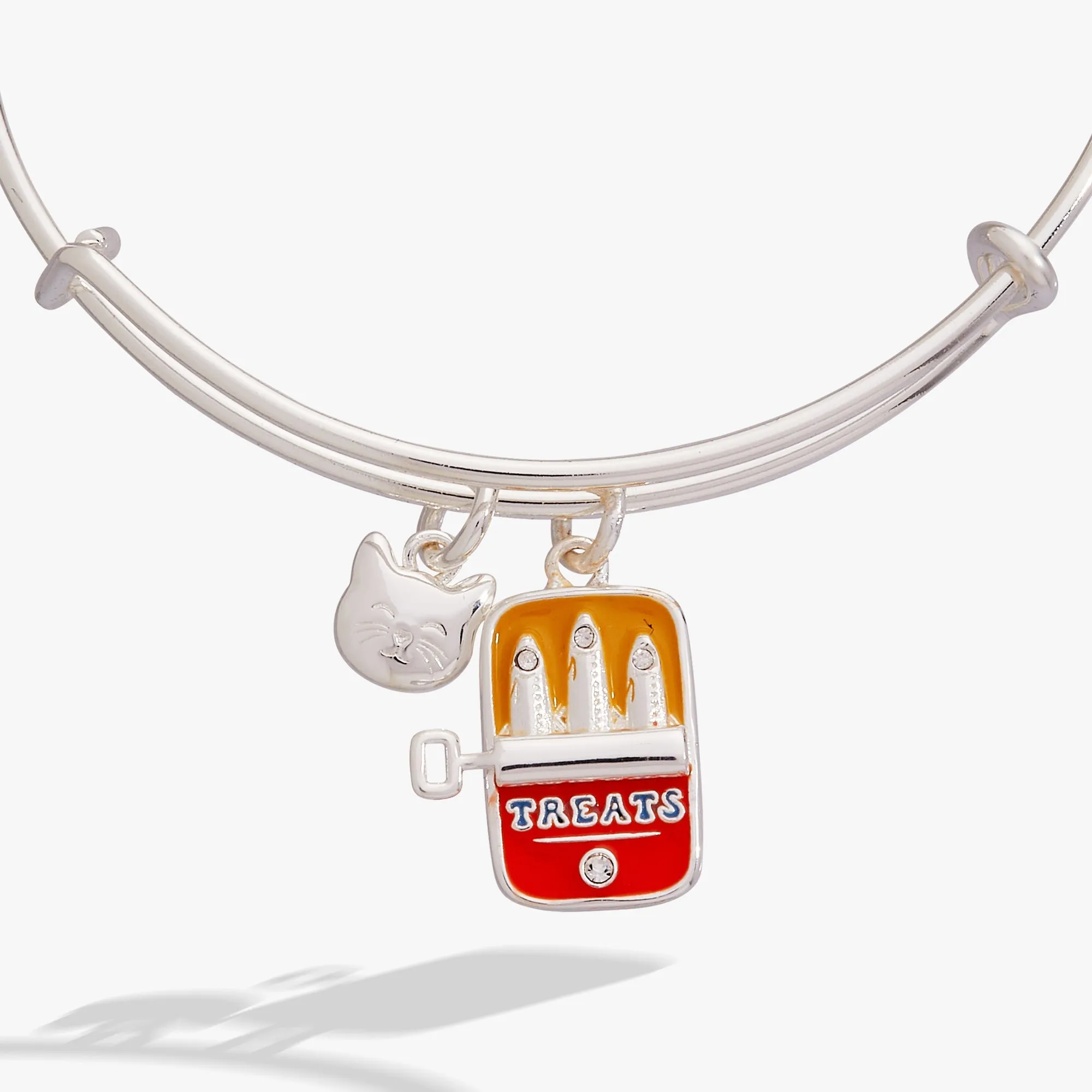 Cat & Sardine Tin Duo Charm Bangle sold by Zulily product image thumbnail 3