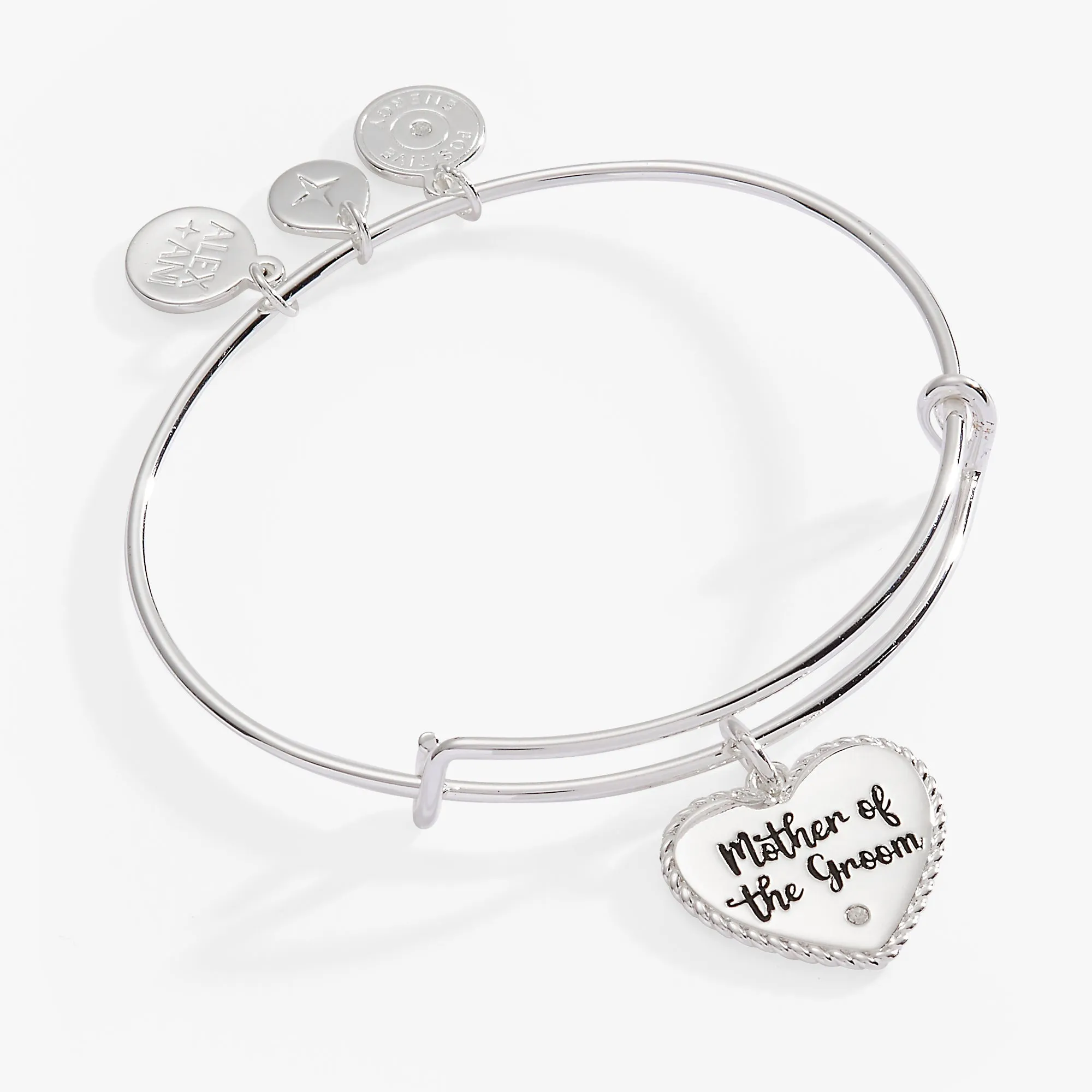 Mother of the Groom Heart Bangle sold by Zulily product image thumbnail 4