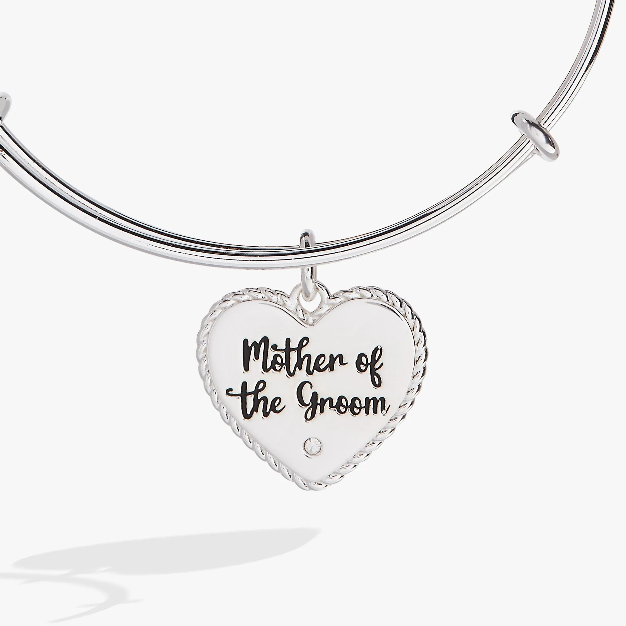 Mother of the Groom Heart Bangle sold by Zulily product image thumbnail 5