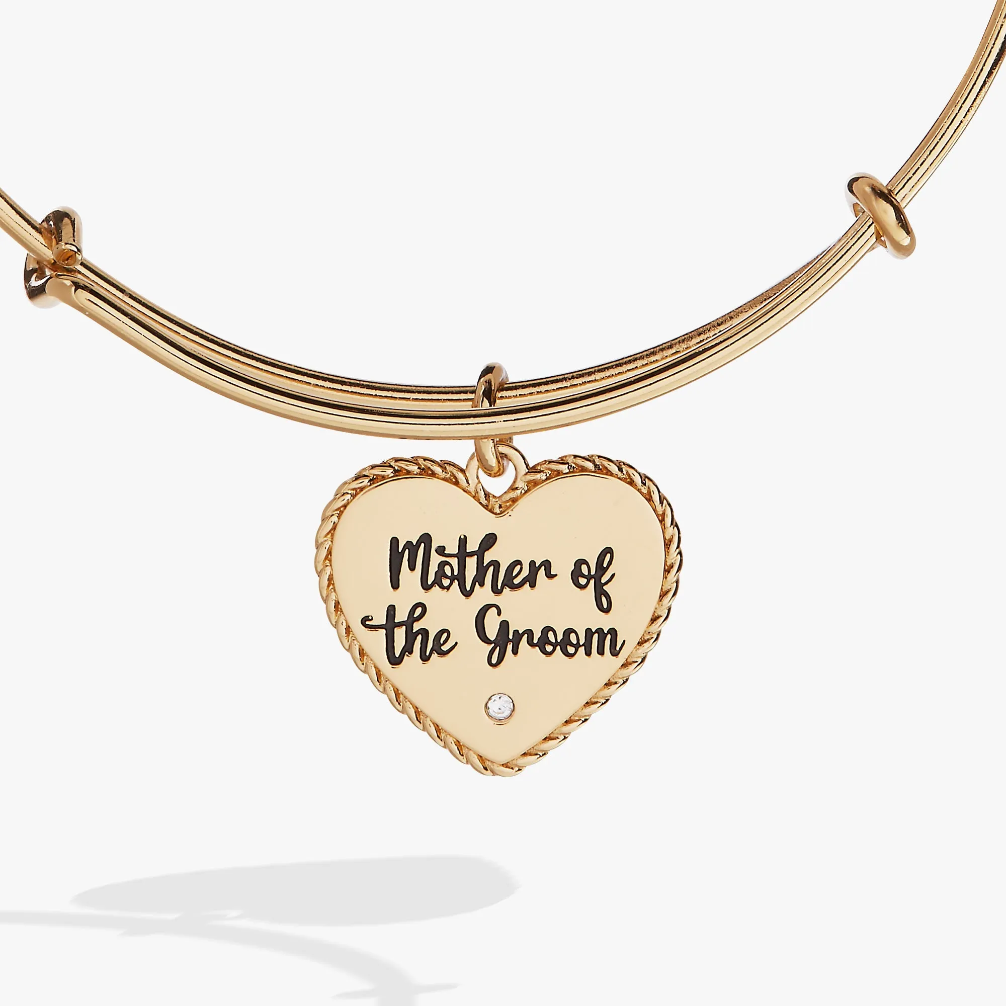 Mother of the Groom Heart Bangle sold by Zulily product image thumbnail 2