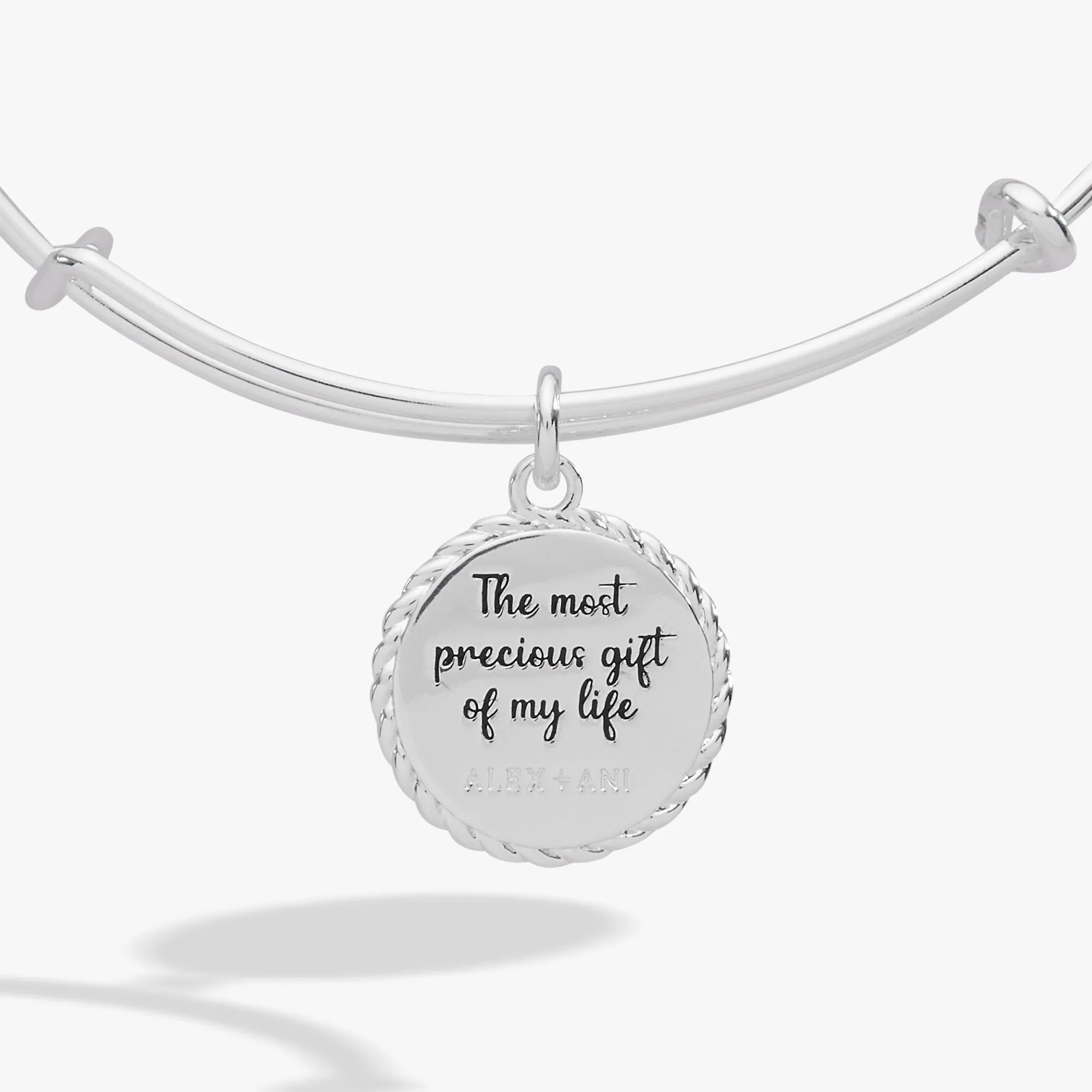 Daughter 'The Most Precious Gift Of My Life' Charm Bangle sold by Zulily product image thumbnail 5