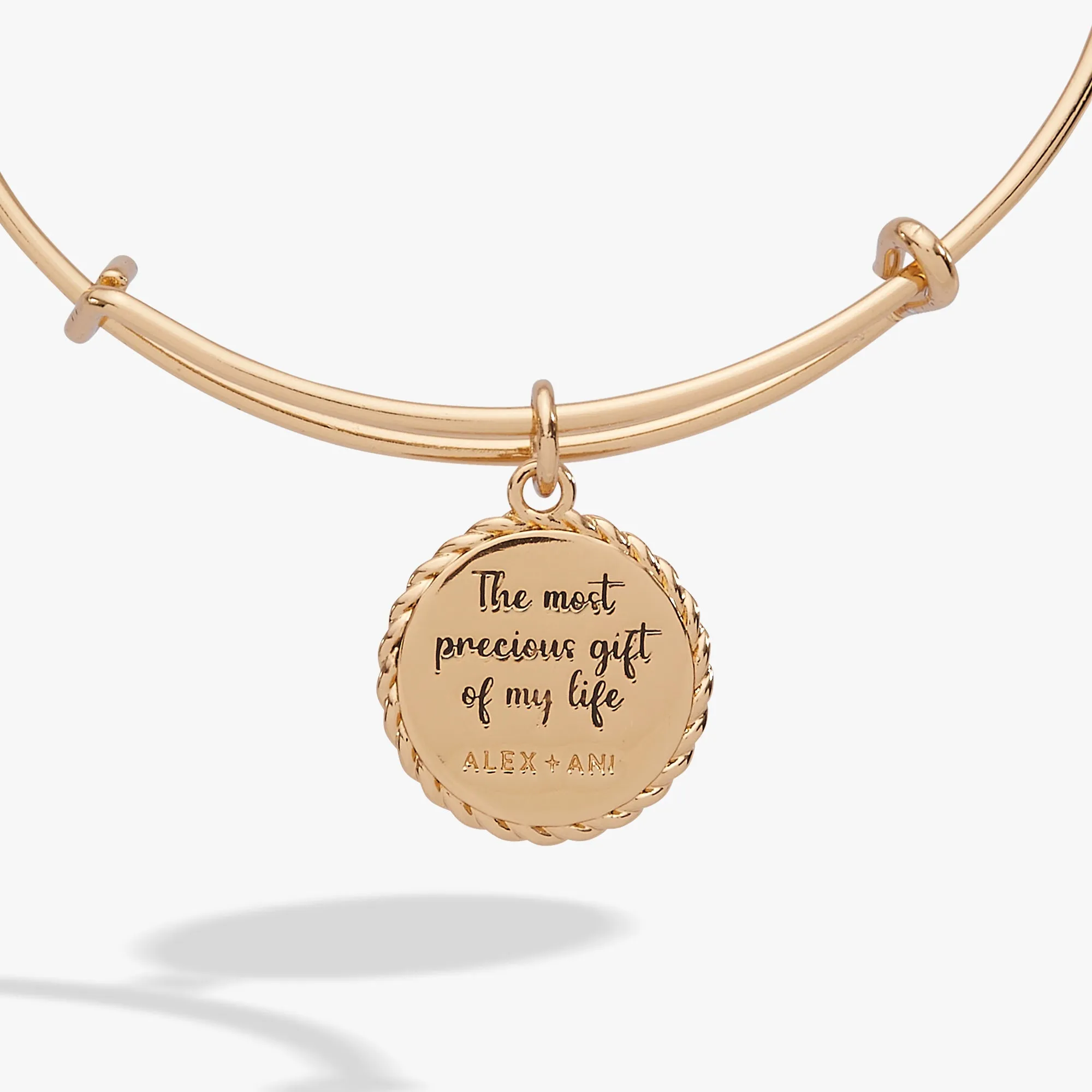 Daughter 'The Most Precious Gift Of My Life' Charm Bangle sold by Zulily product image thumbnail 2